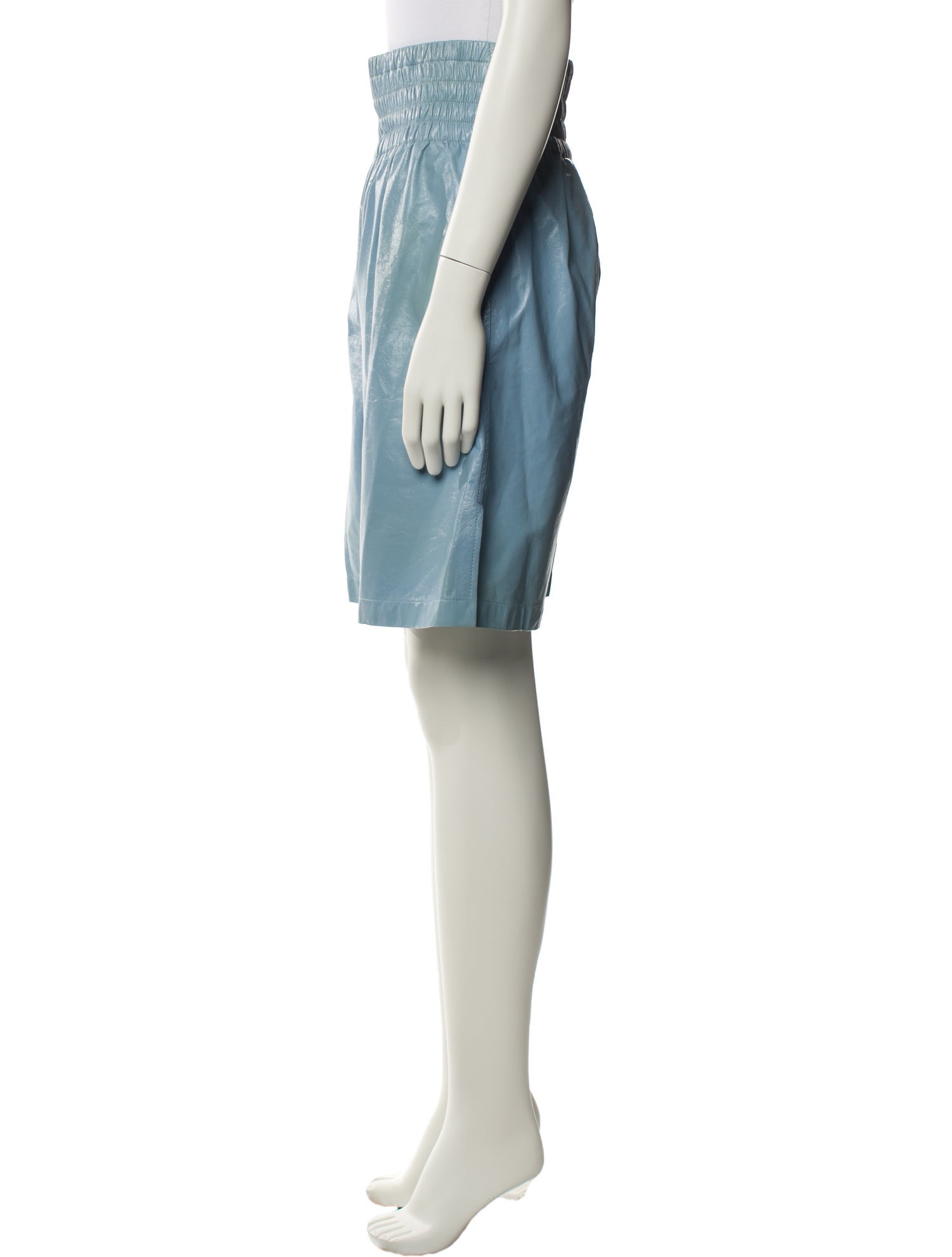 Bottega Veneta Leather Knee-Length Shorts