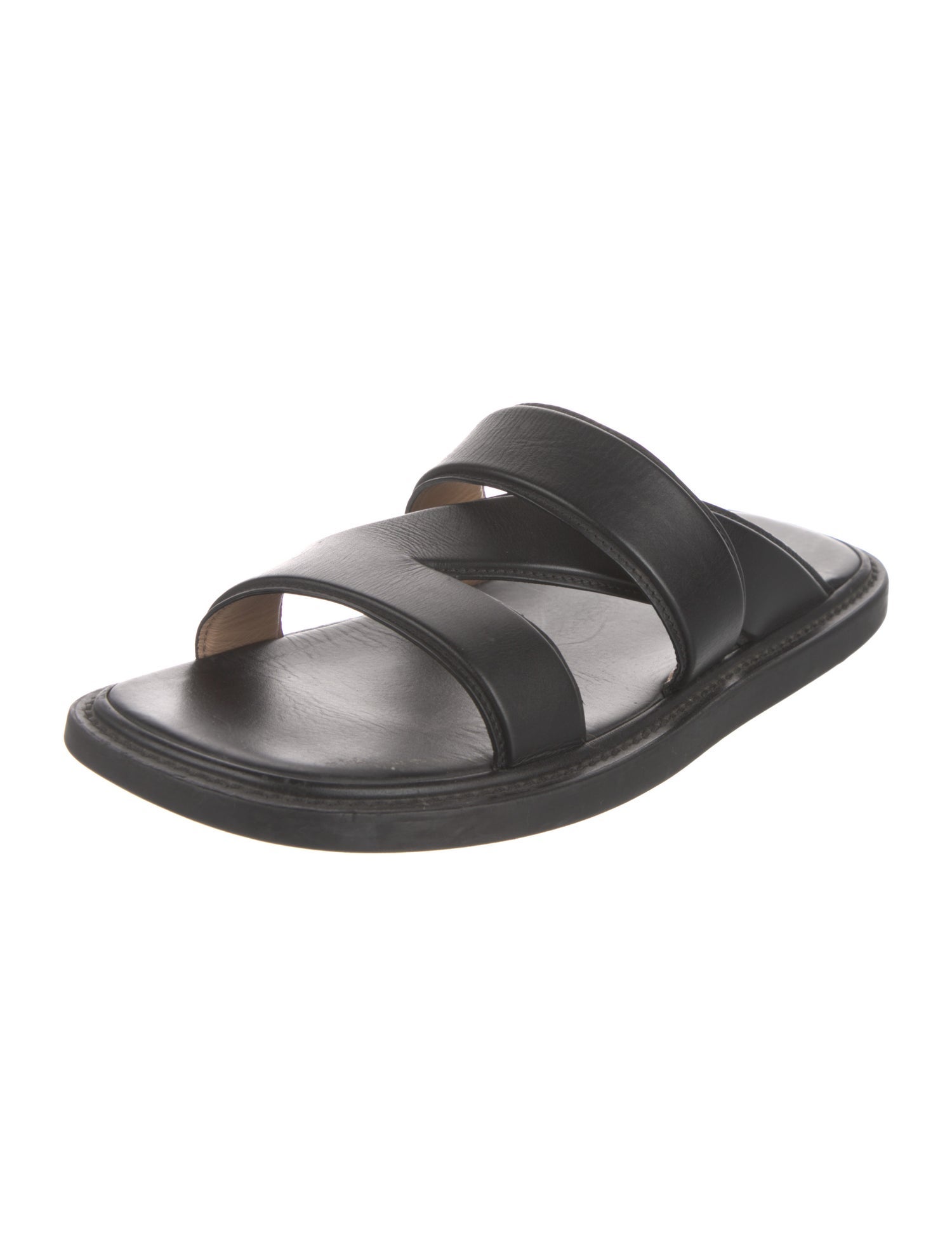 Bottega Veneta Leather Slides