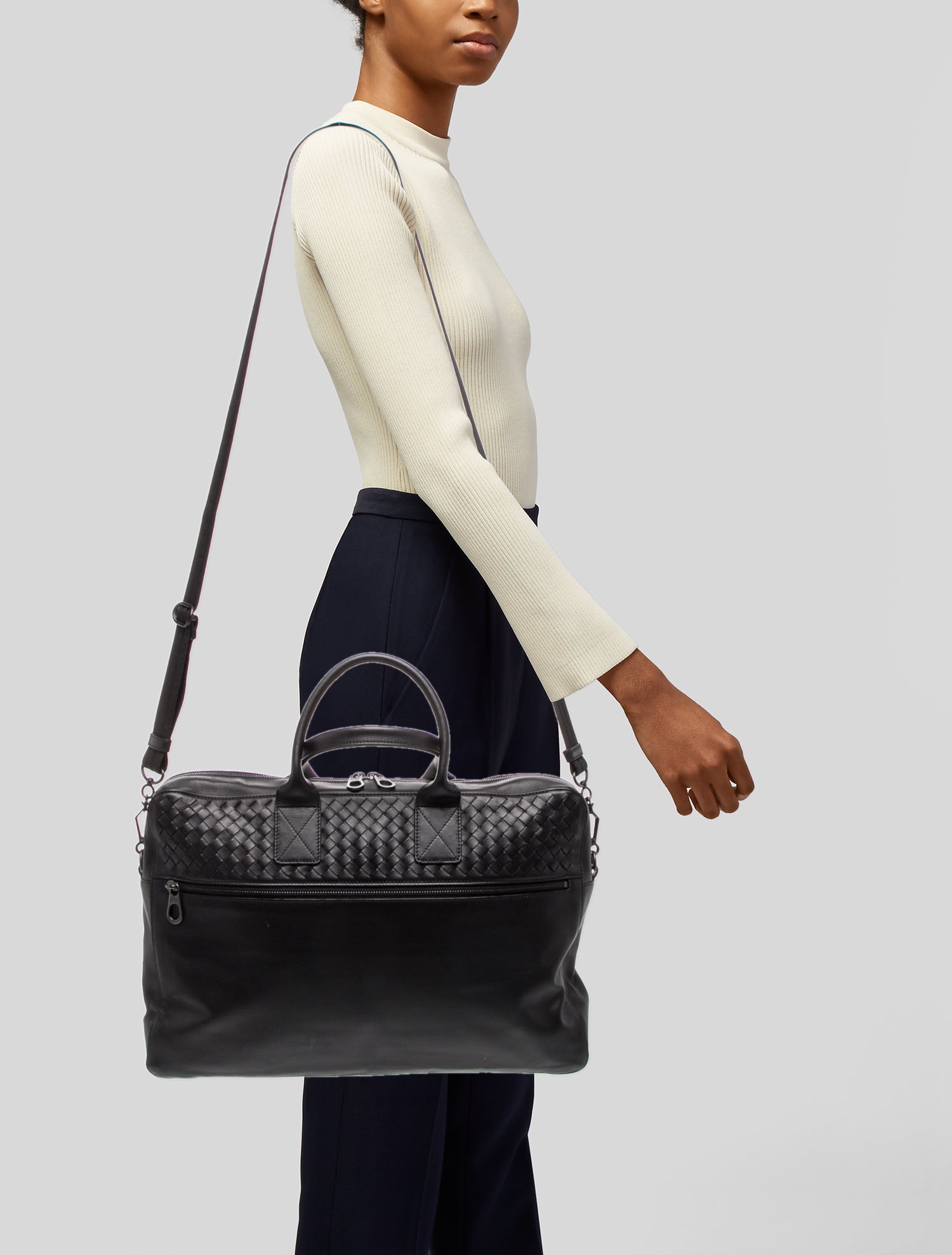 Bottega Veneta Intrecciato Messenger Bag