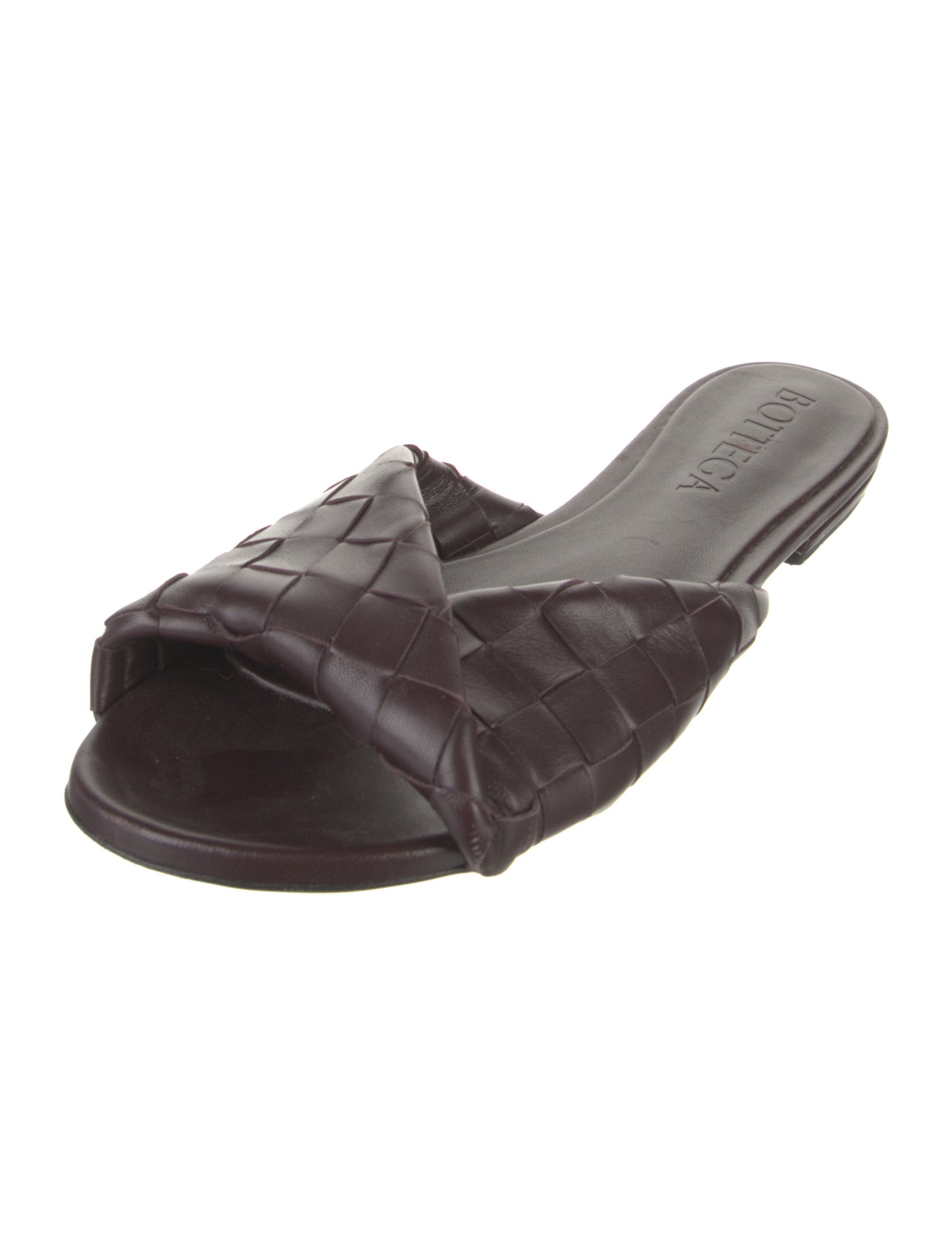 Bottega Veneta Leather Slides