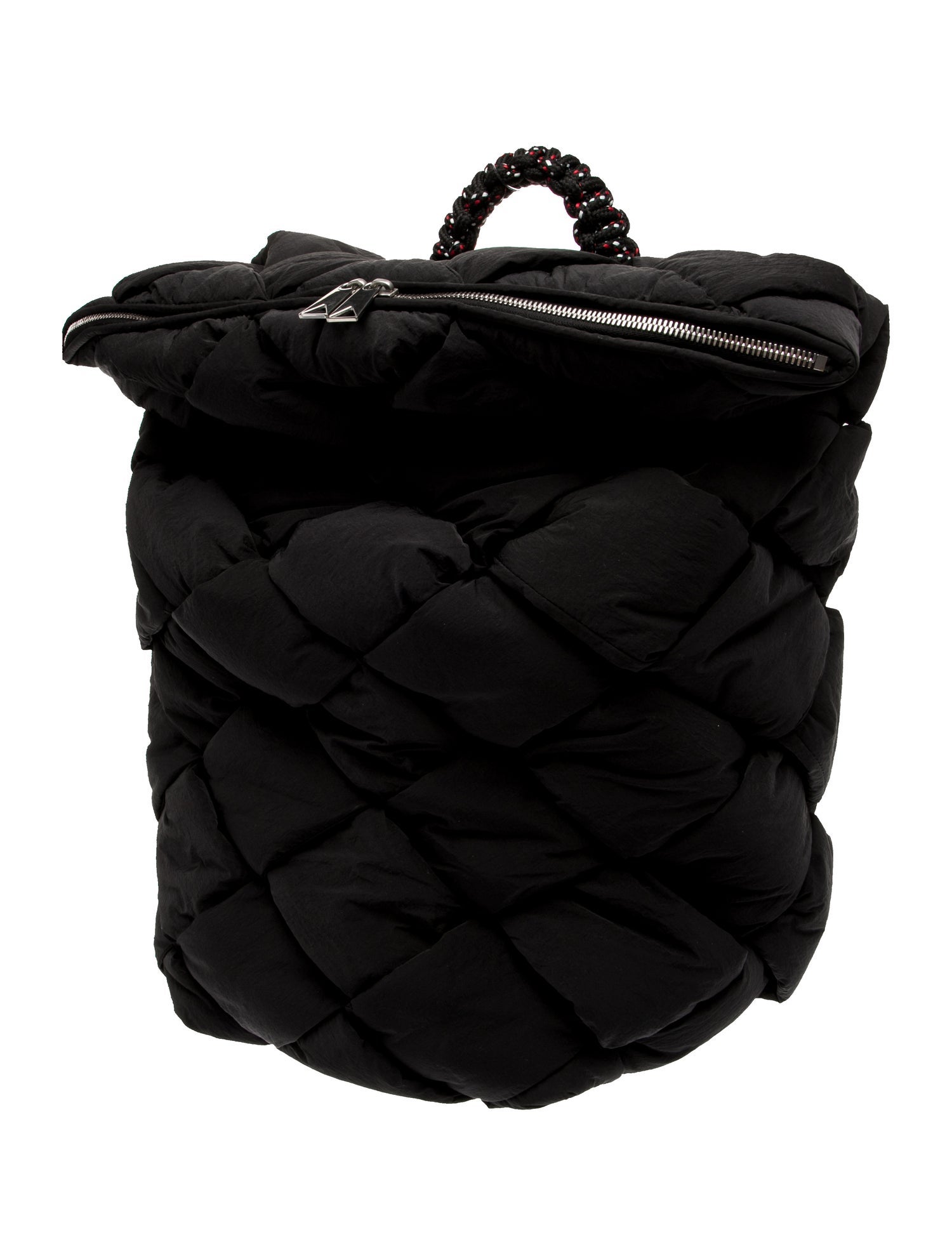 Bottega Veneta Intrecciato Nylon Padded Intrecciato Backpack