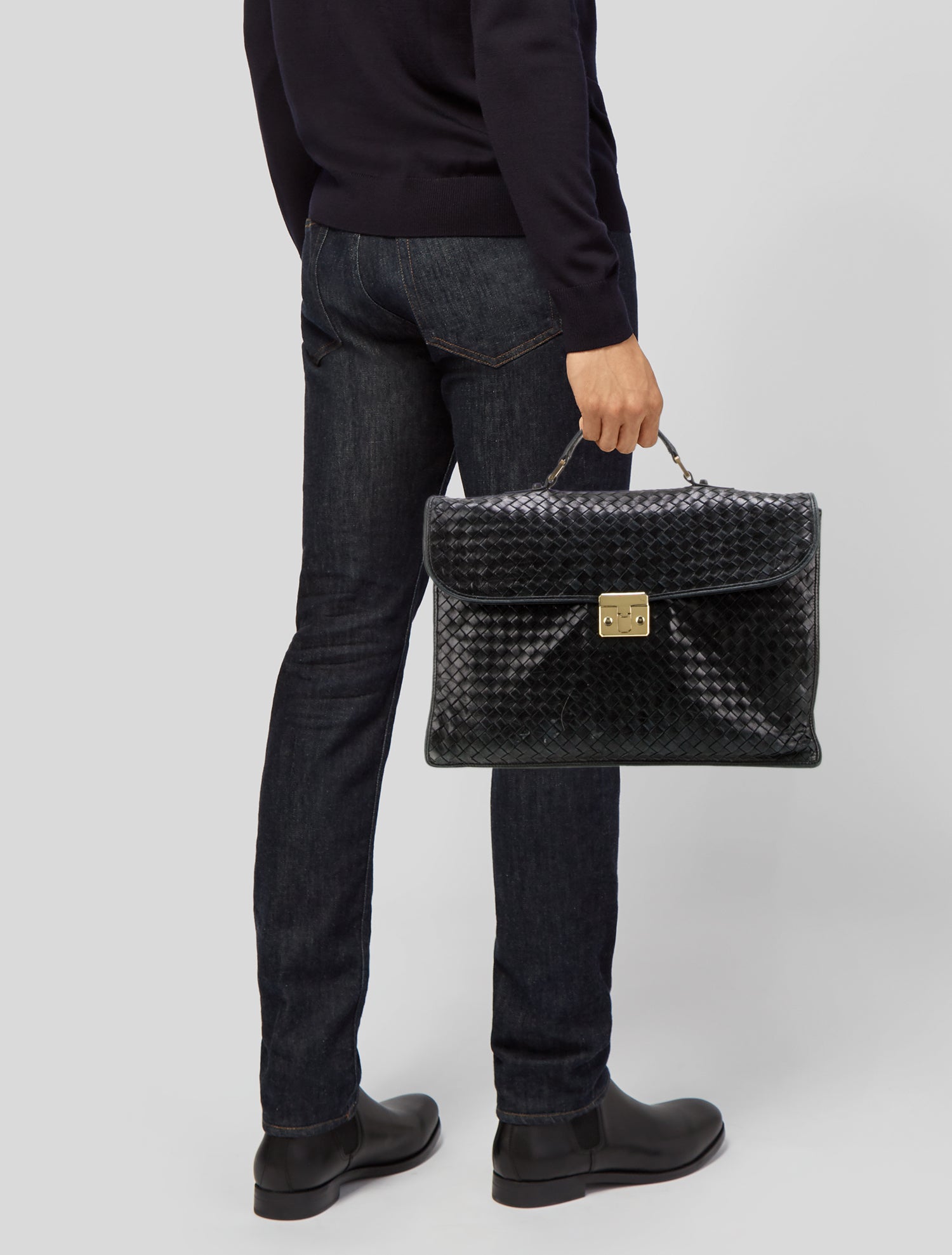 Bottega Veneta Intrecciato Briefcase