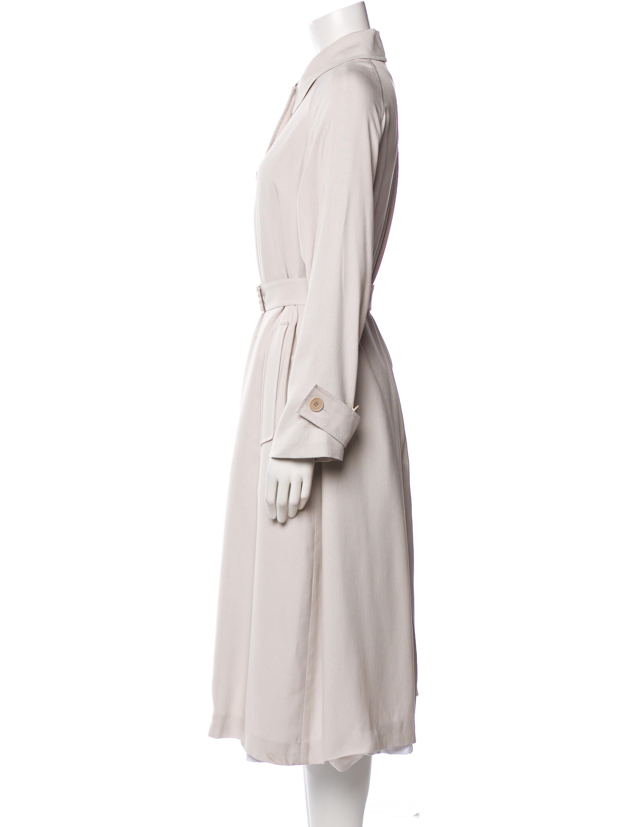 Bottega Veneta Silk Trench Coat