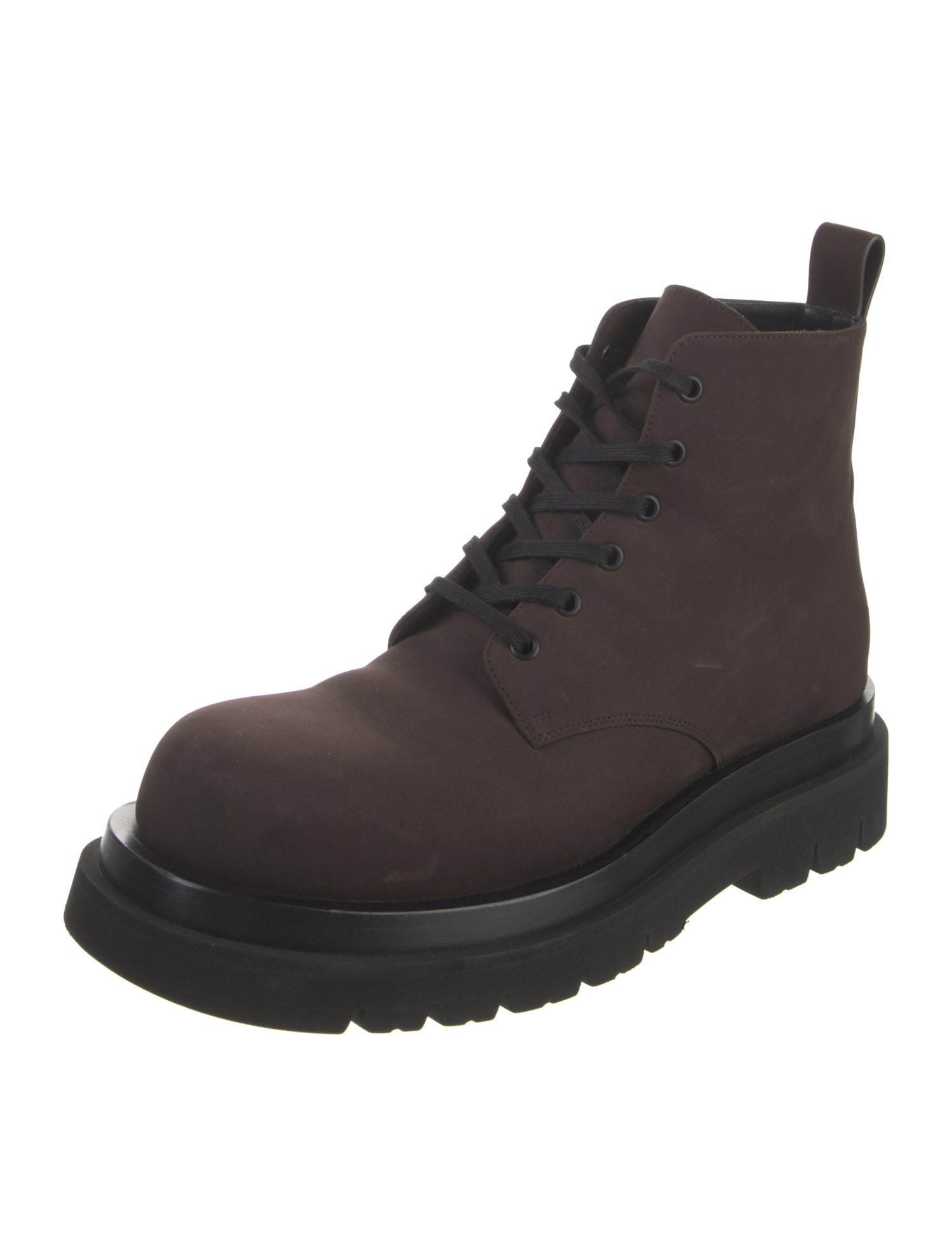 Bottega Veneta Leather Lace-Up Boots