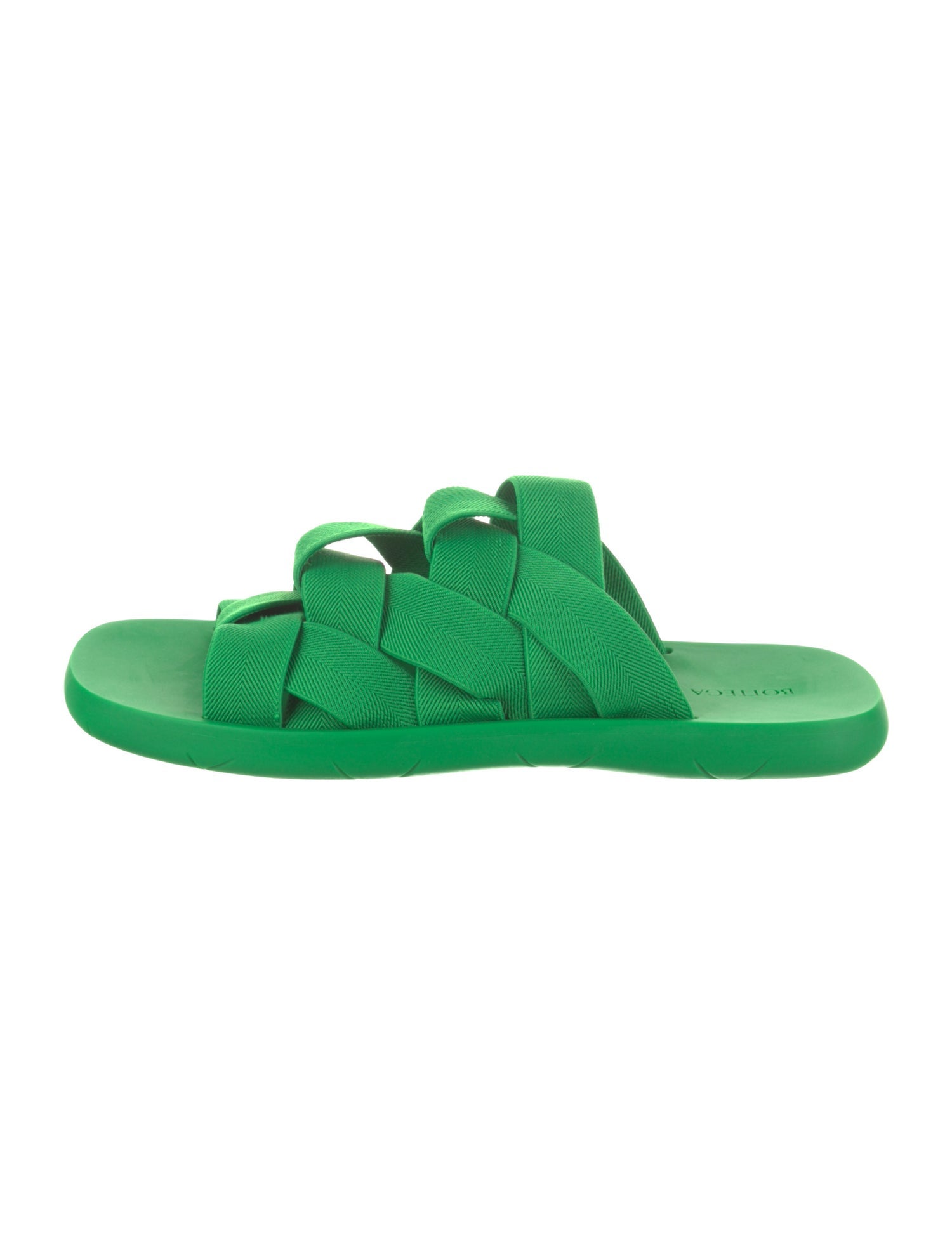 Bottega Veneta Leather Trim Embellishment Slides