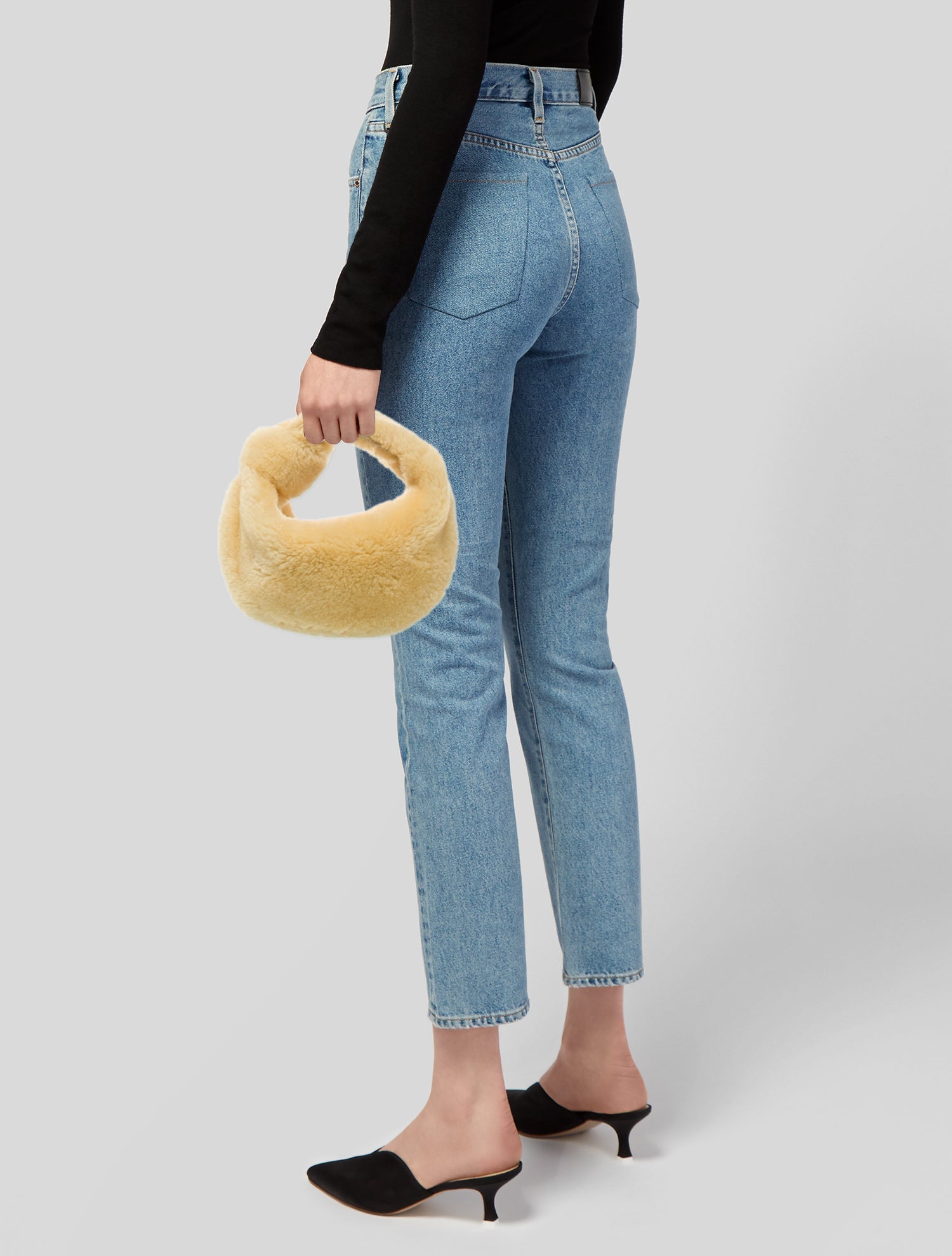 Bottega Veneta Shearling Jodie Mini