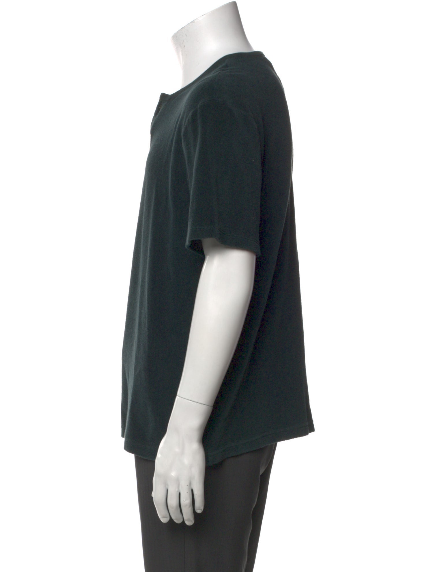 Bottega Veneta Crew Neck Short Sleeve Henley