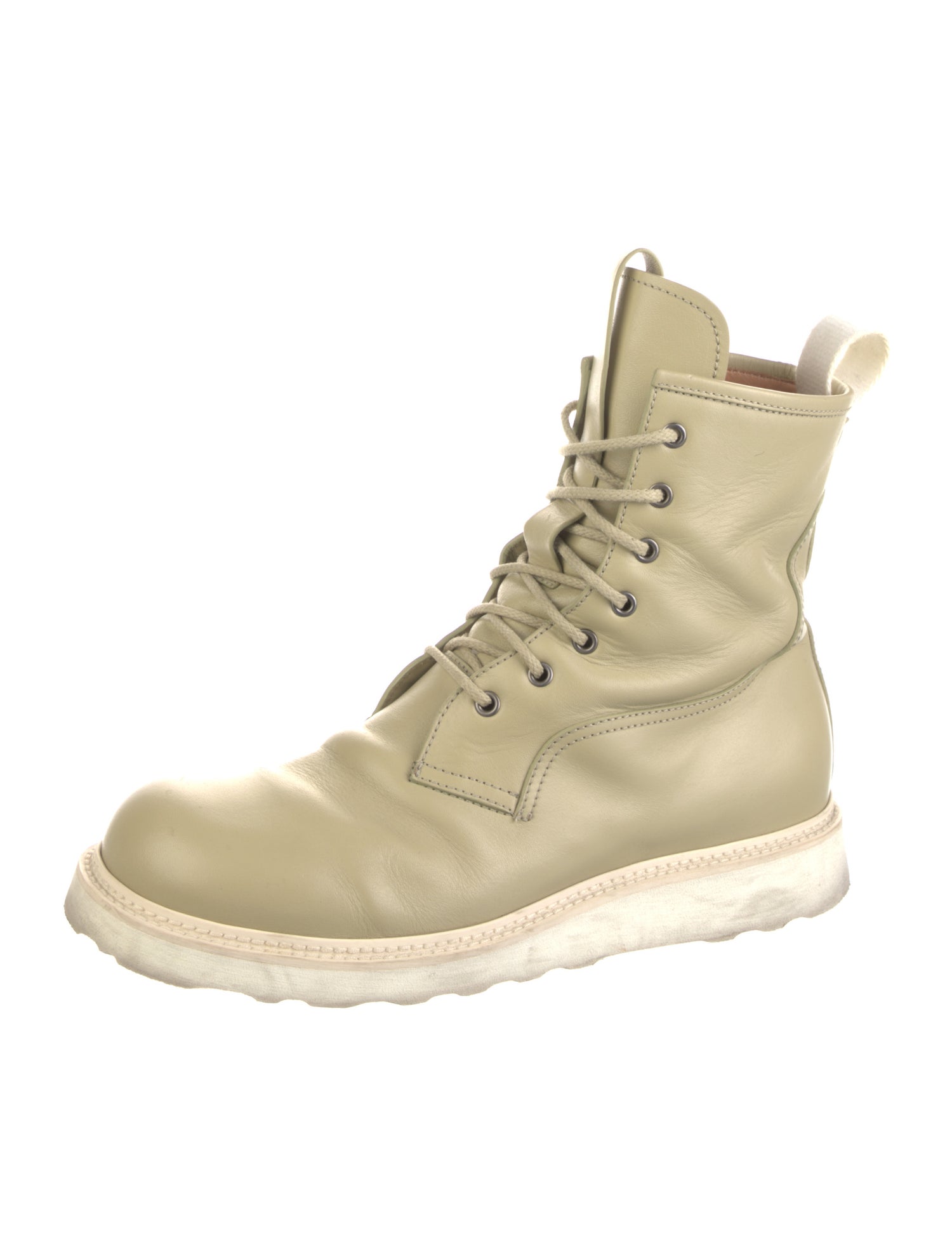 Bottega Veneta Leather Lace-Up Boots