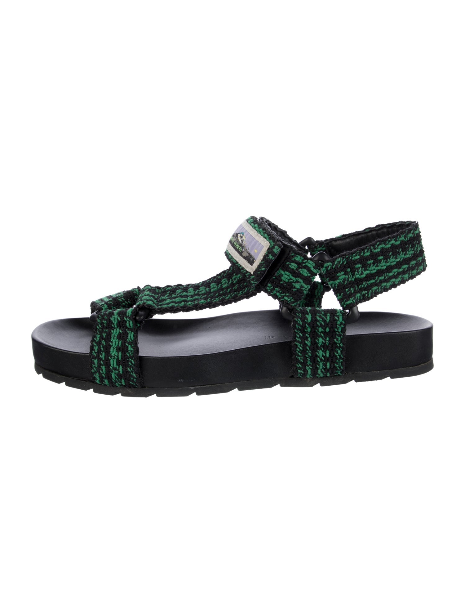 Bottega Veneta Rubber Patterned Sandals