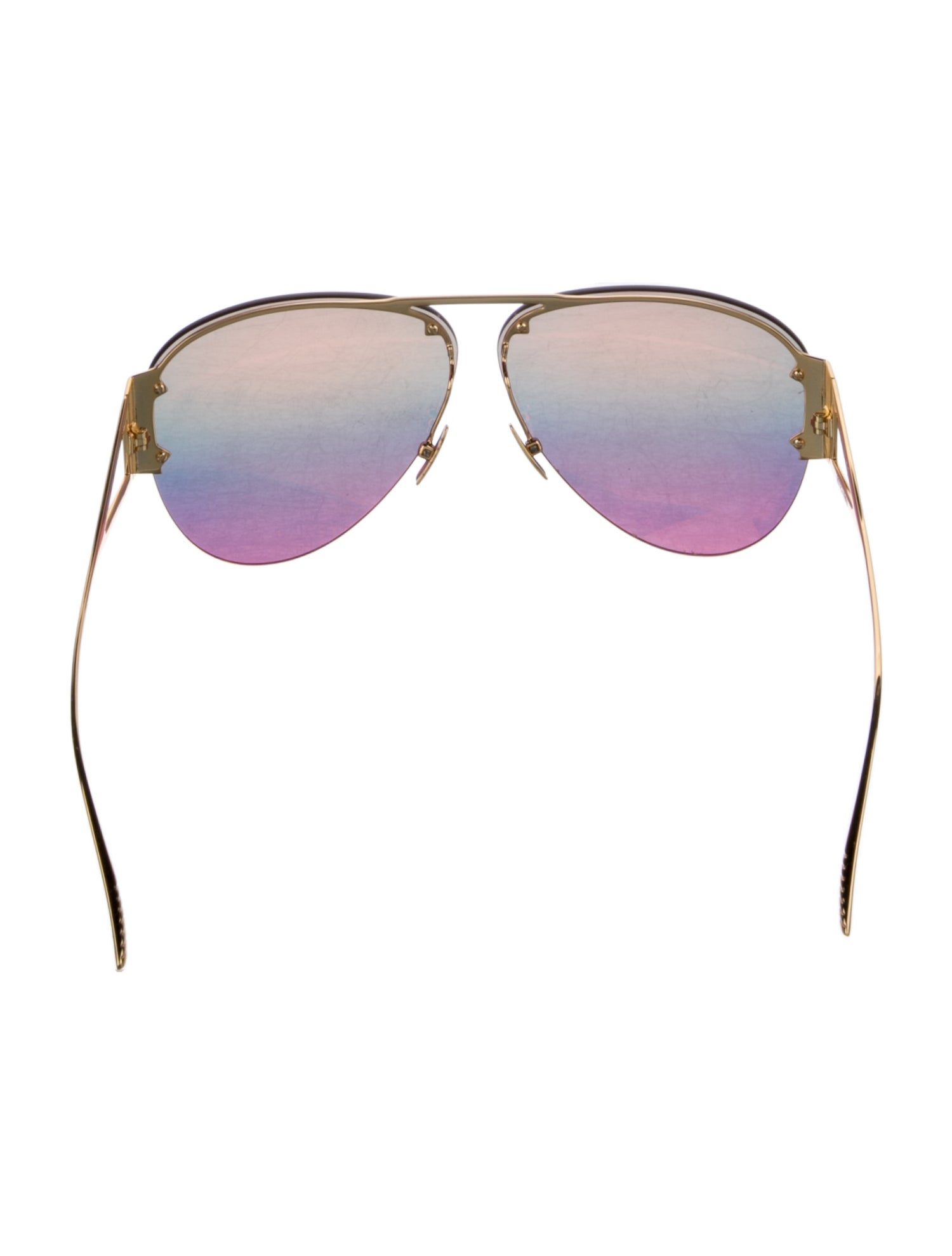 Bottega Veneta Aviator Gradient Sunglasses