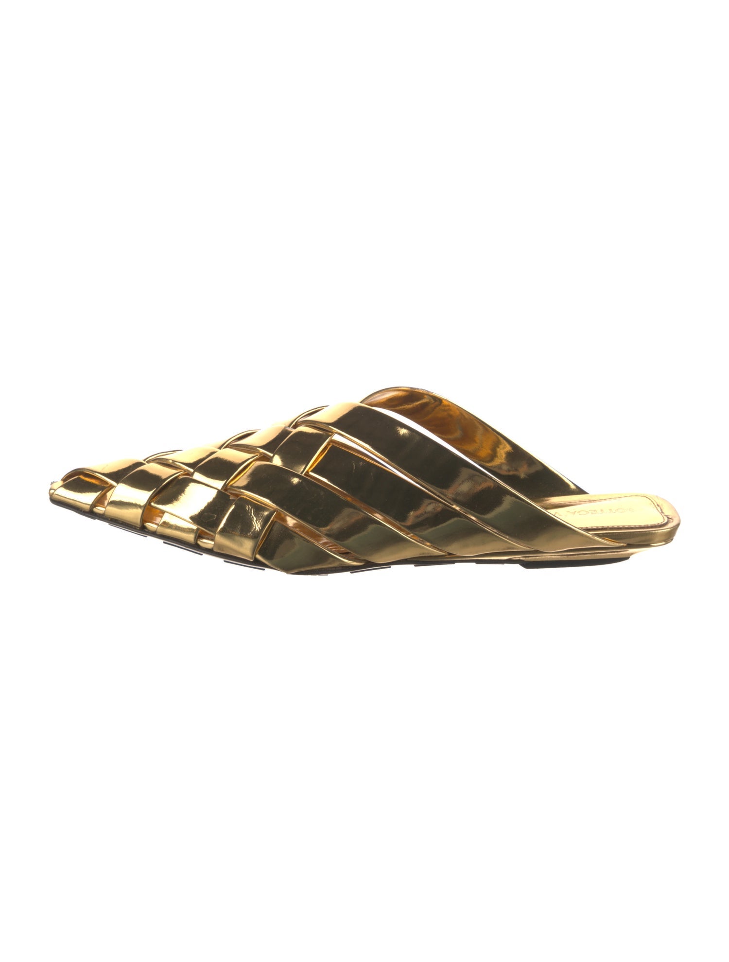 Bottega Veneta Patent Leather Mules