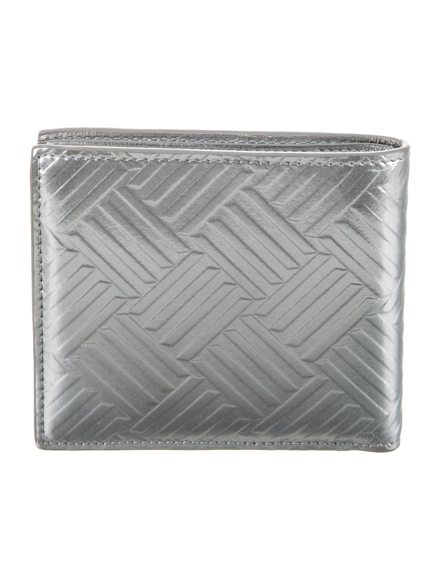 Bottega Veneta Embossed Leather Printed Bifold Wallet