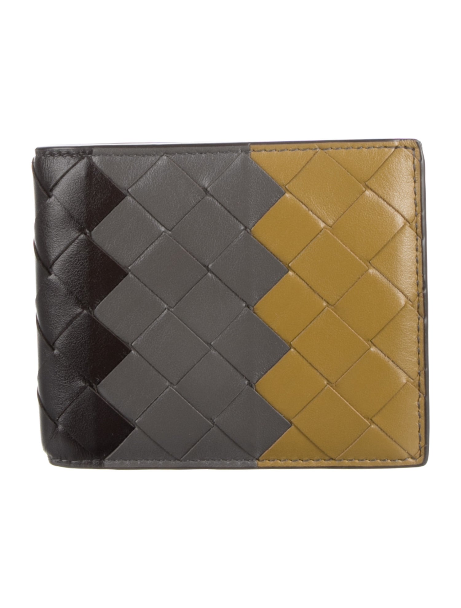 Bottega Veneta Intrecciato Weave Leather Wallet