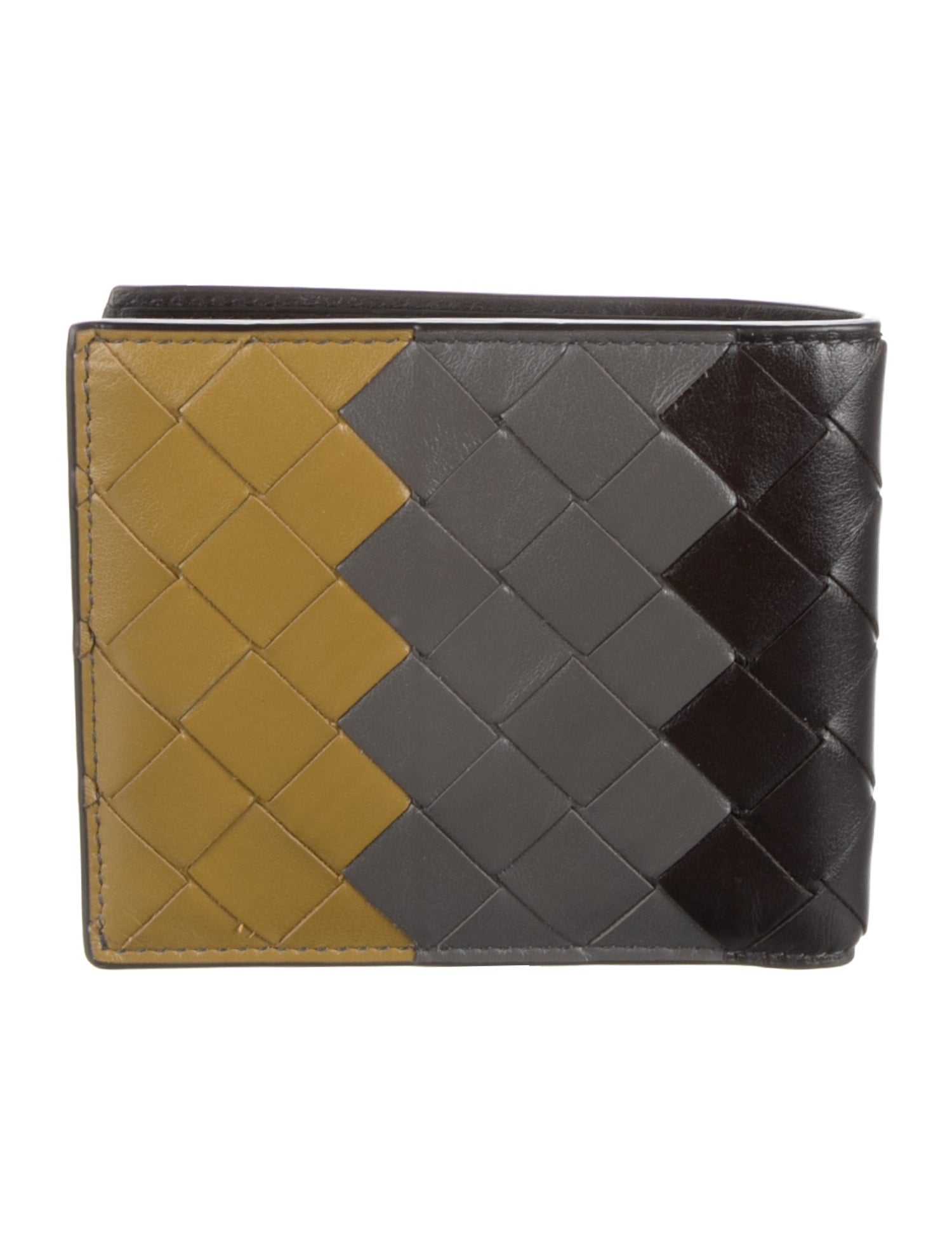Bottega Veneta Intrecciato Weave Leather Wallet
