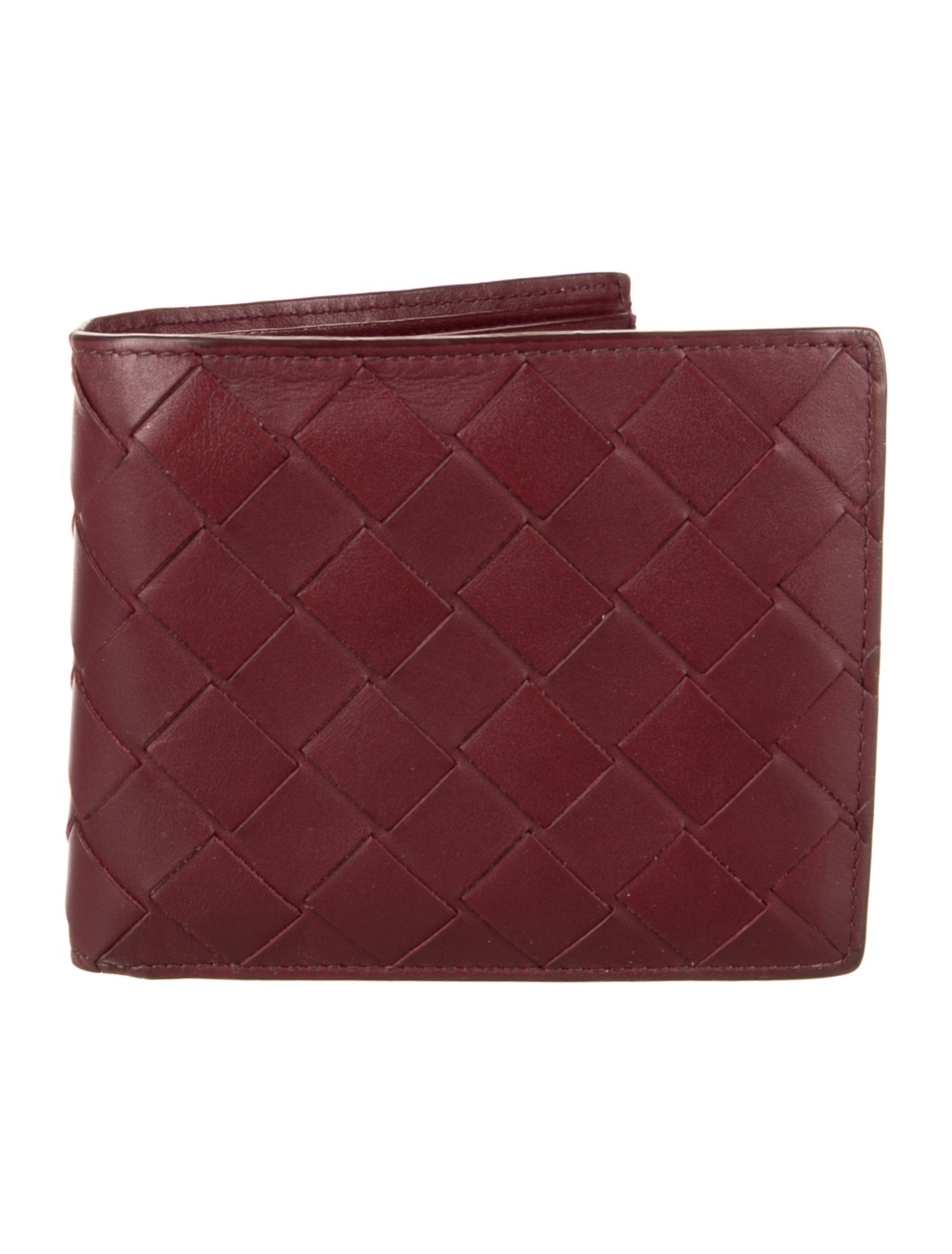 Bottega Veneta Intrecciato Weave Leather Bifold Wallet