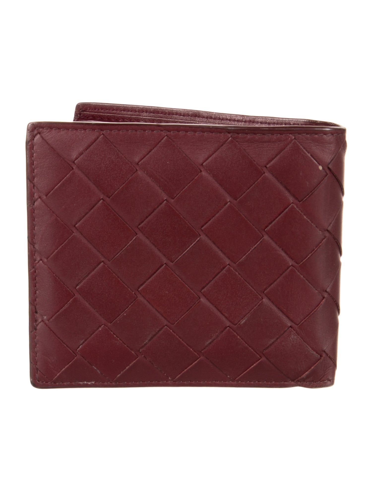 Bottega Veneta Intrecciato Weave Leather Bifold Wallet