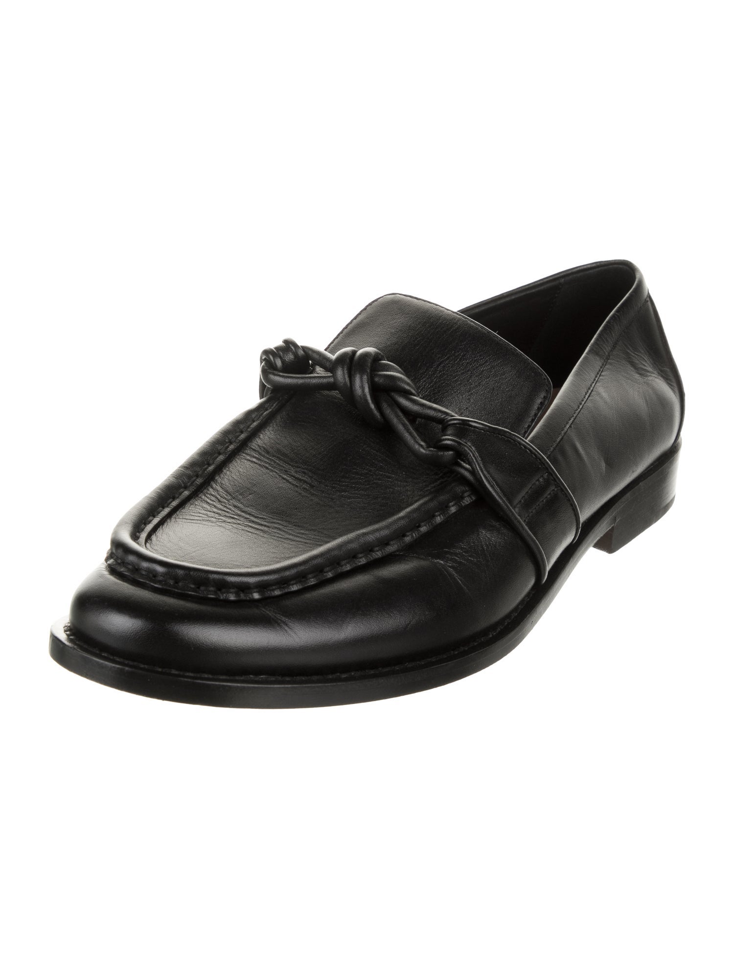 Bottega Veneta Leather Dress Loafers