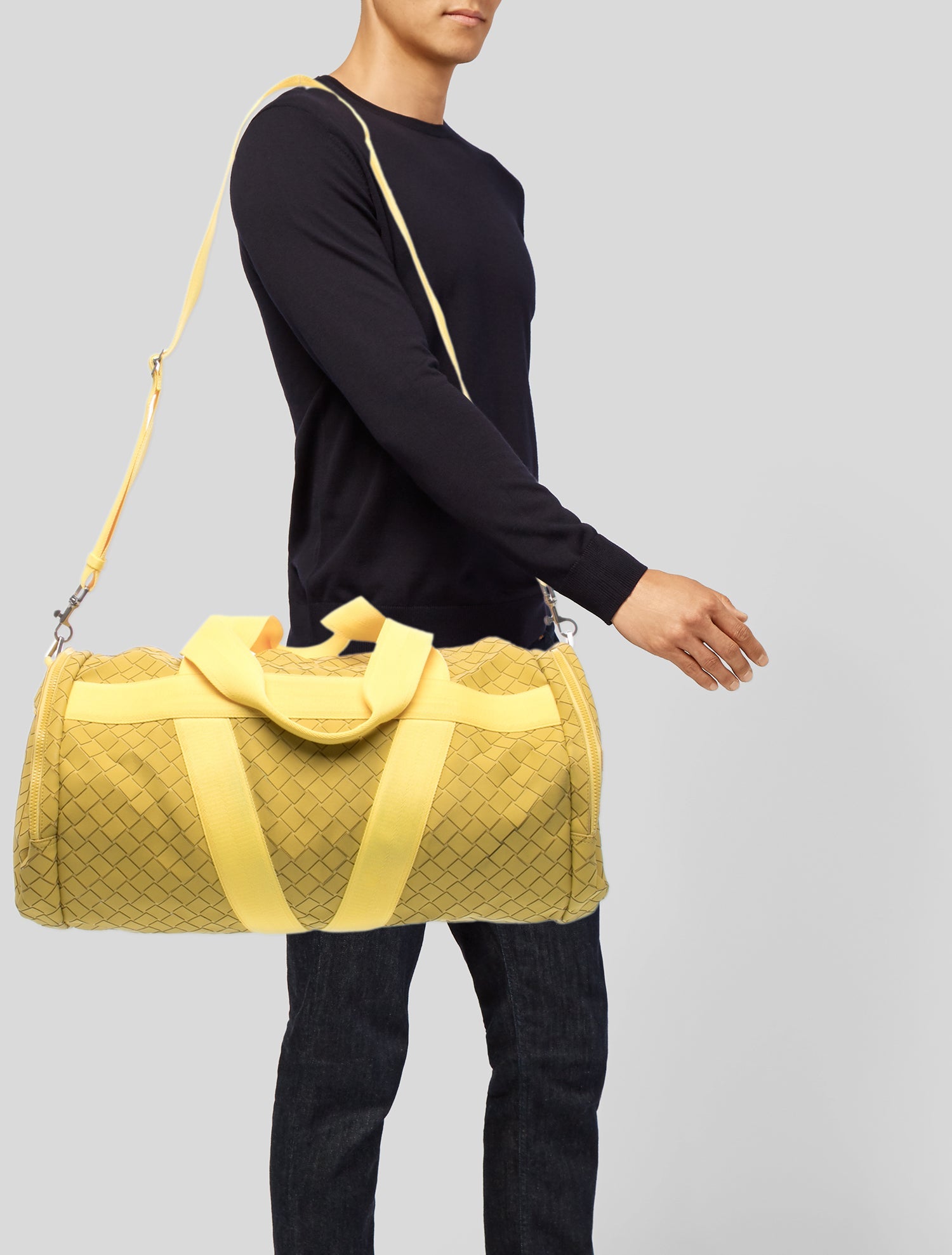 Bottega Veneta Rubber Panel Weekender