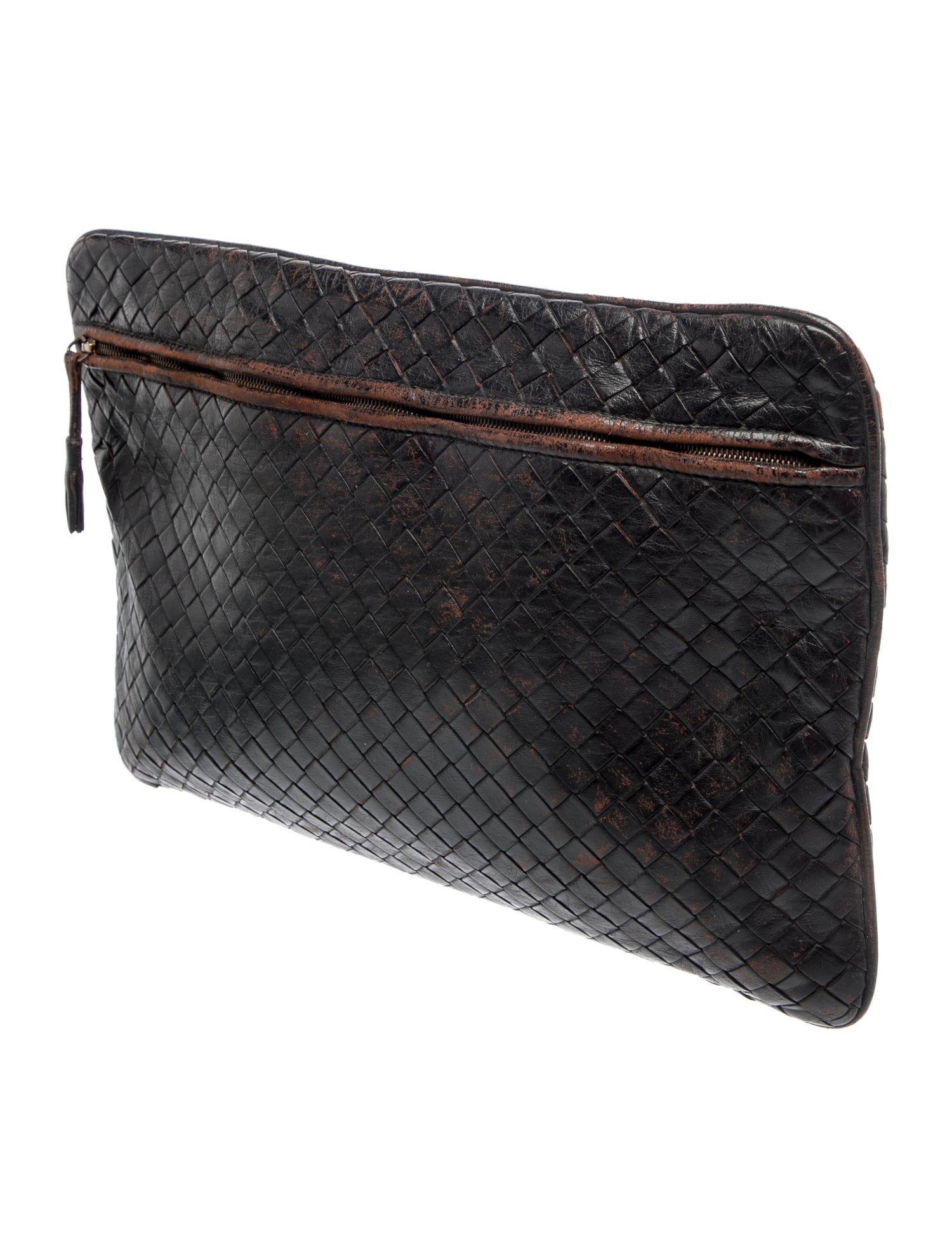 Bottega Veneta Intrecciato Vintage Intrecciato Clutch Vintage
