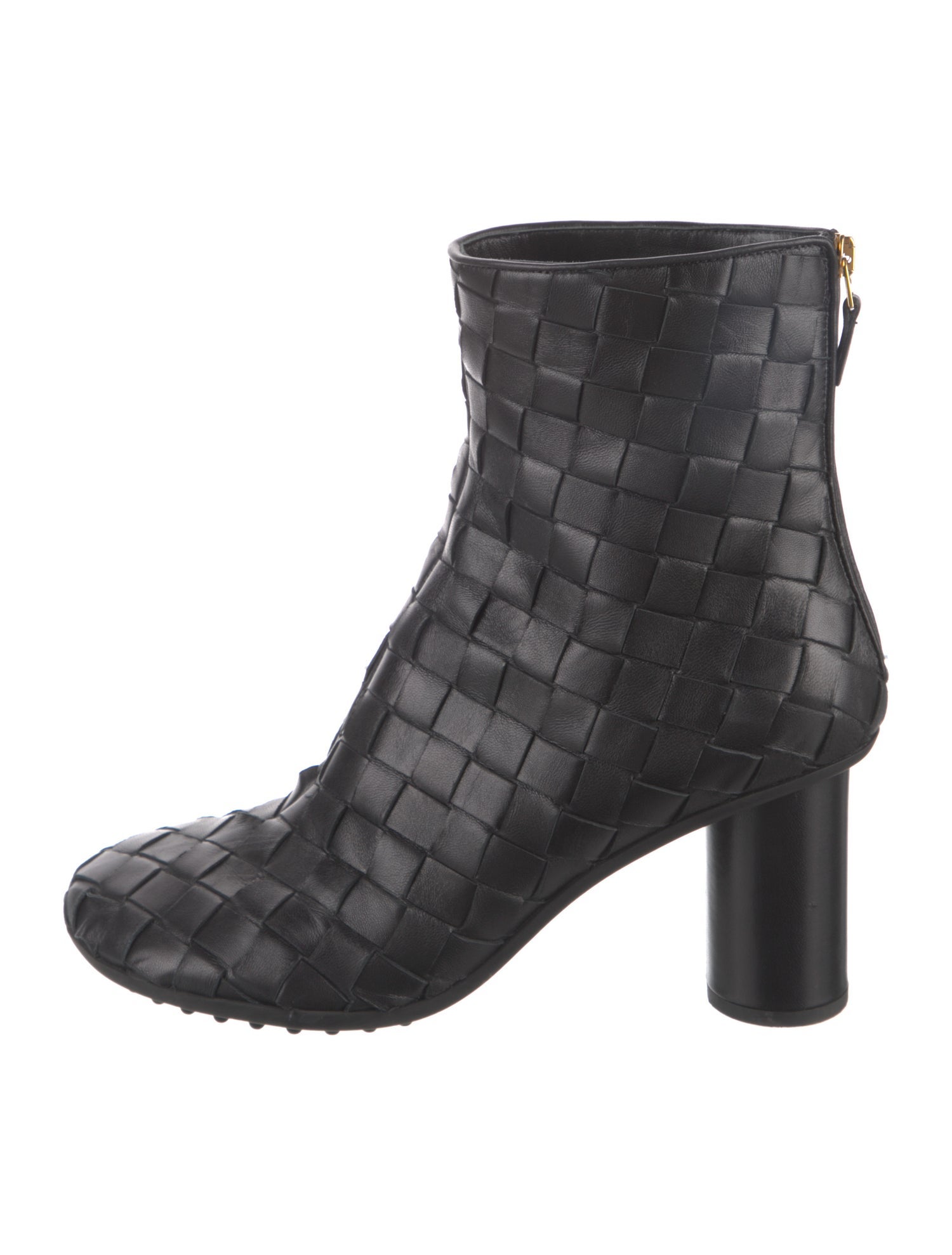 Bottega Veneta Intrecciato Weave Leather Boots