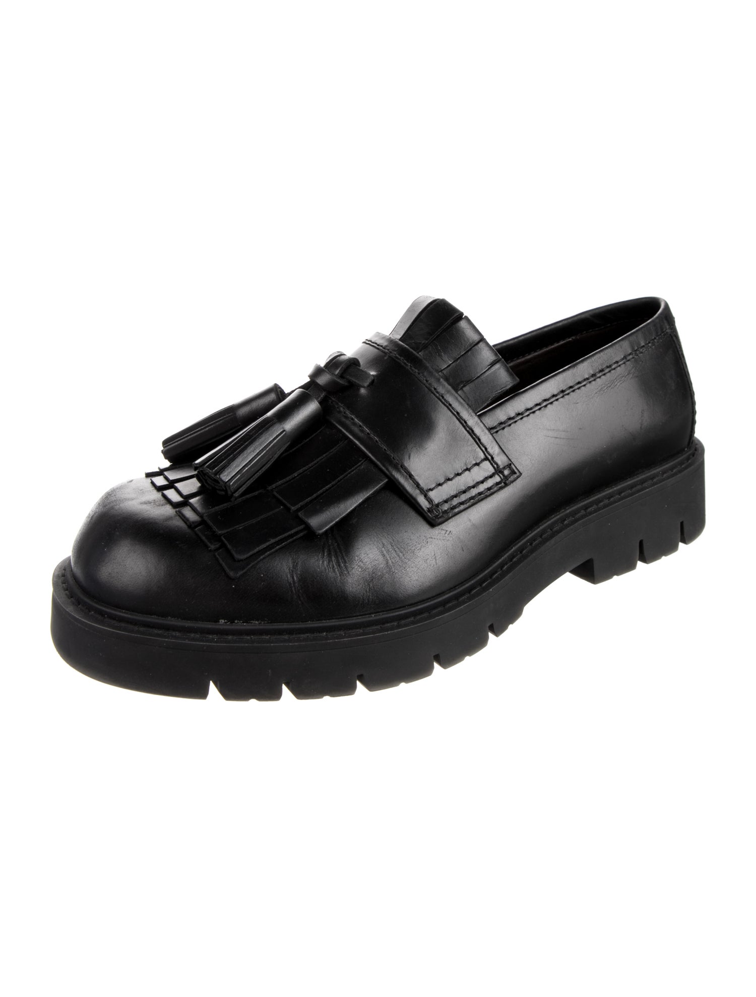 Bottega Veneta Intrecciato Weave Leather Loafers