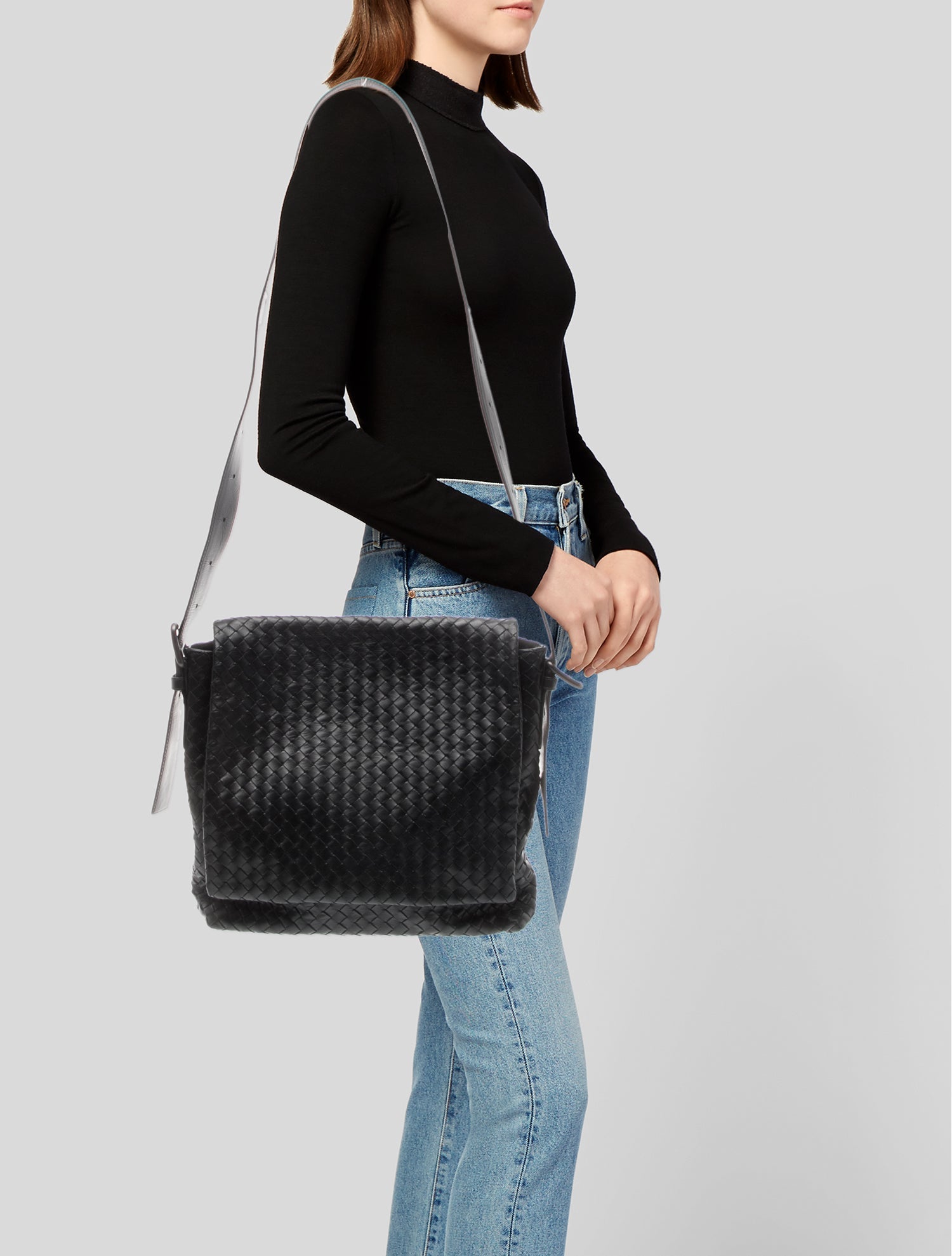 Bottega Veneta Intrecciato Messenger Bag