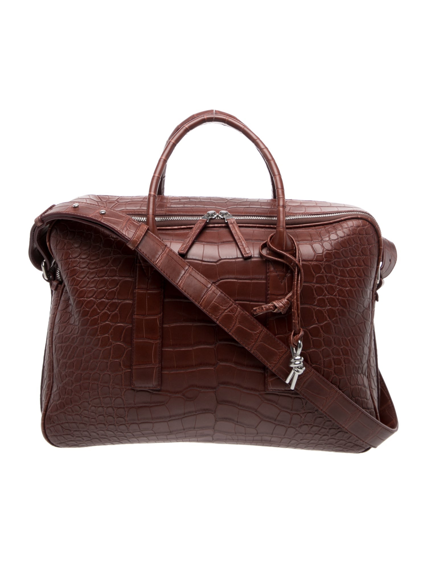 Bottega Veneta Crocodile Getaway Large