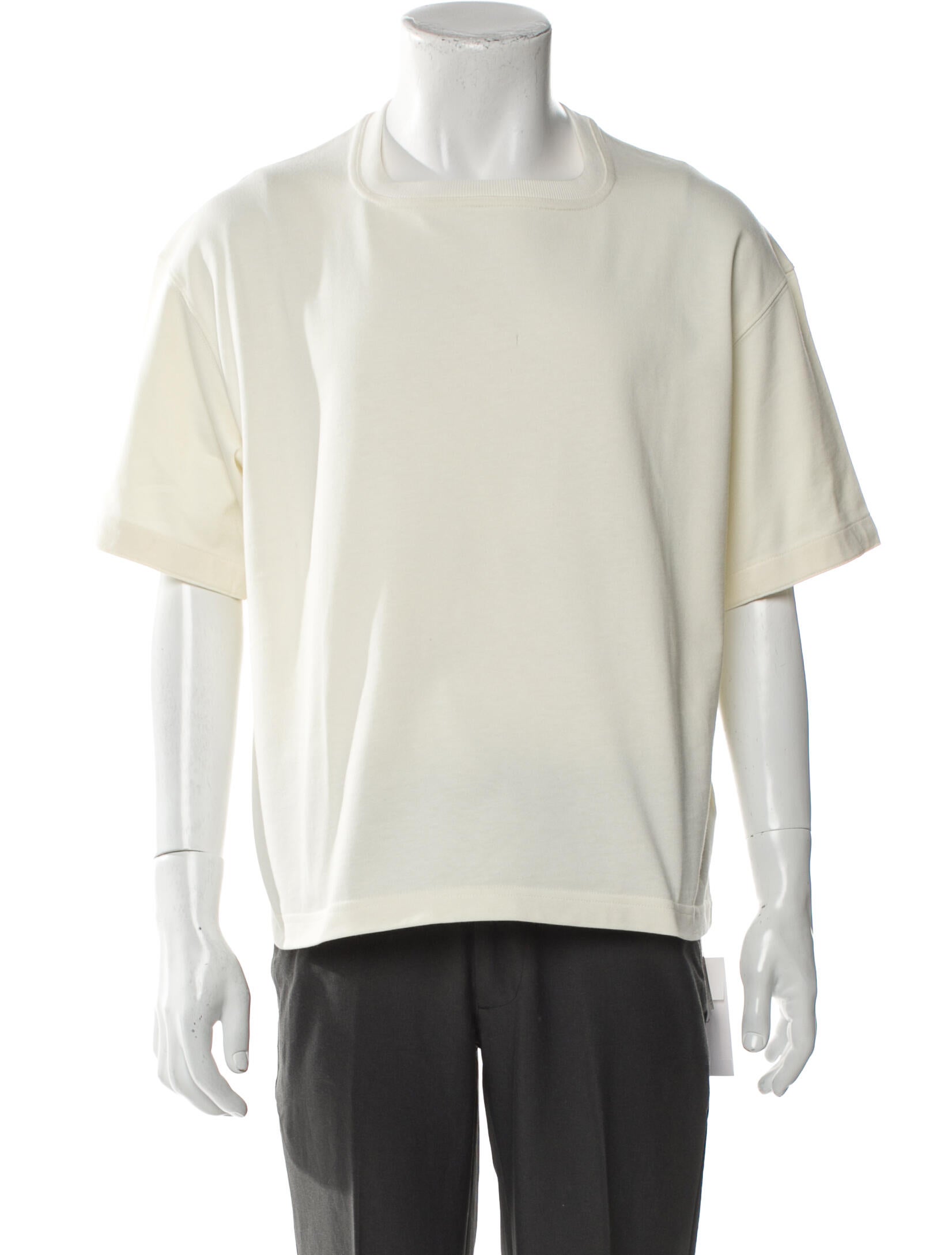 Bottega Veneta Square Neck Three-Quarter Sleeve T-Shirt w/ Tags