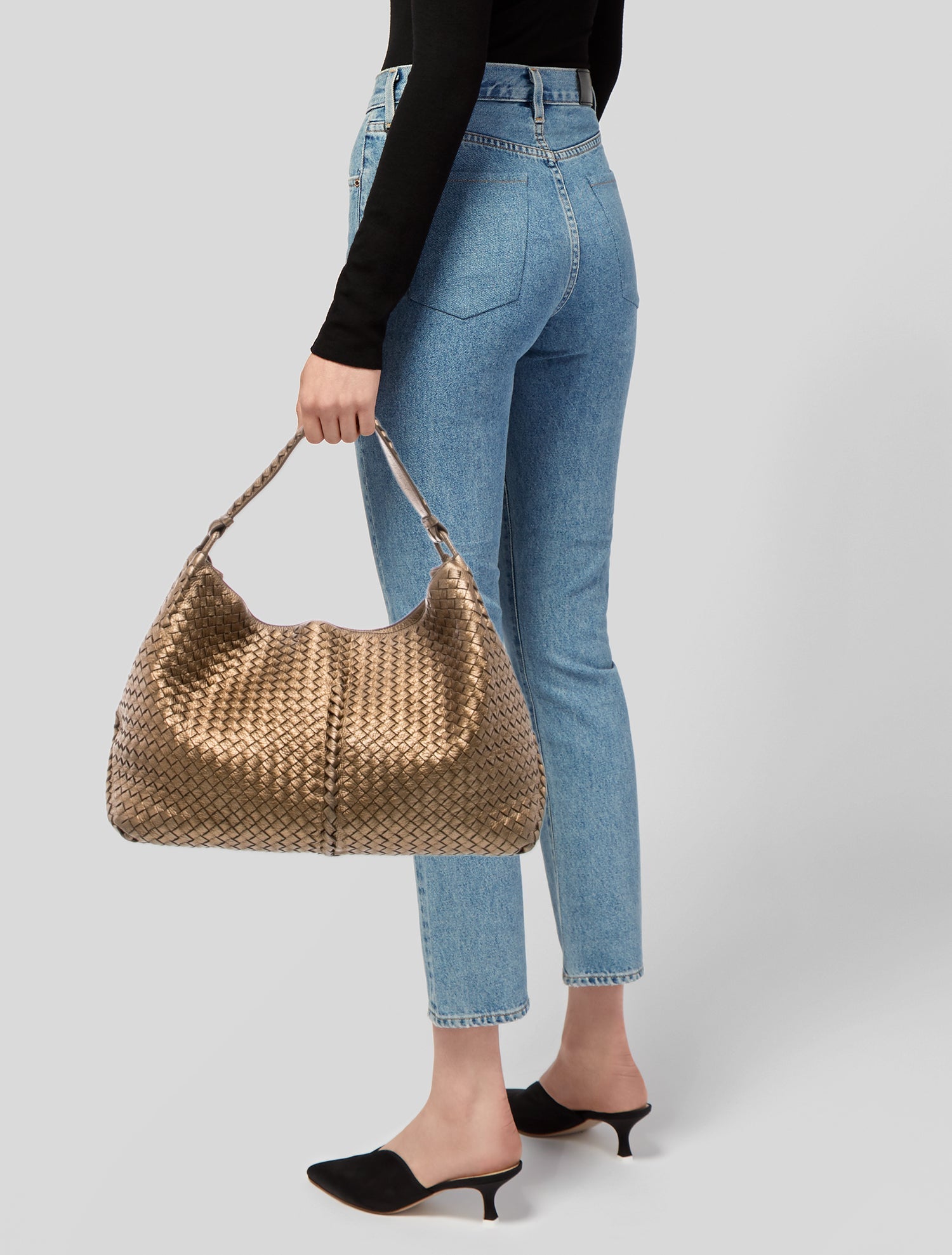 Bottega Veneta Intrecciato Cervo Hobo