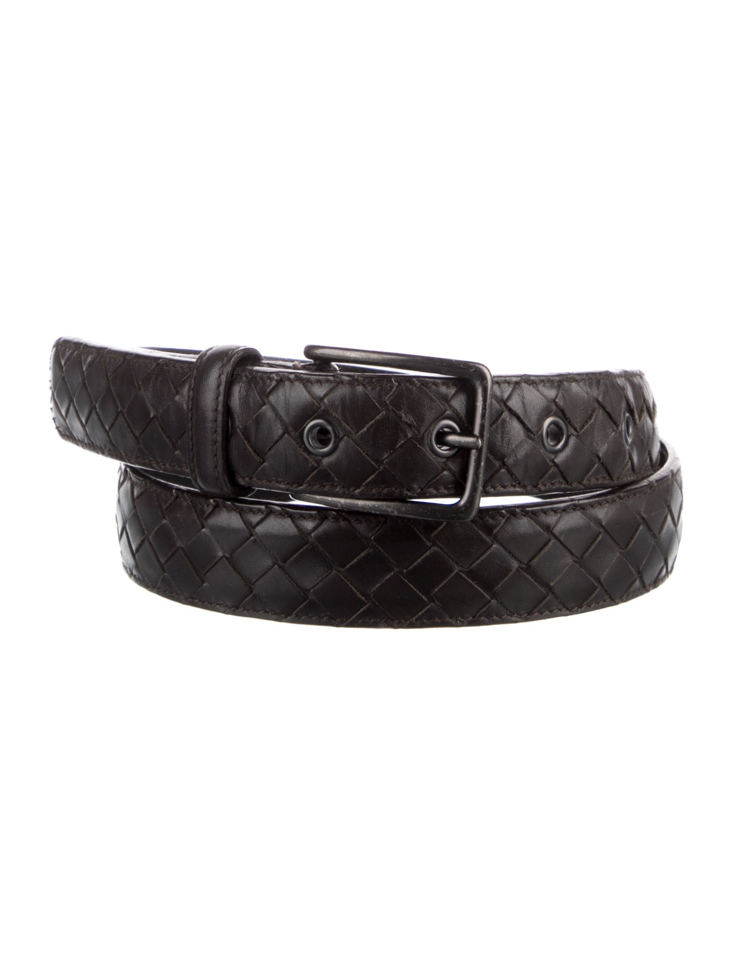 Bottega Veneta Intrecciato Weave Leather Waist Belt