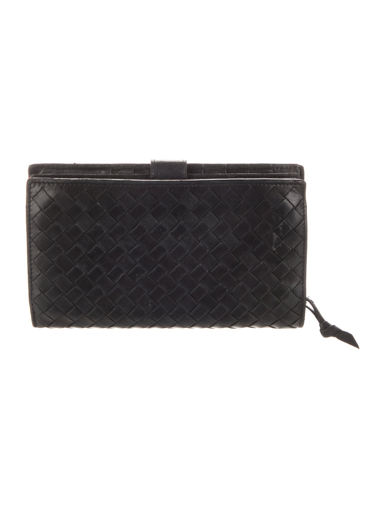 Bottega Veneta Vintage Intrecciato Weave Wallet