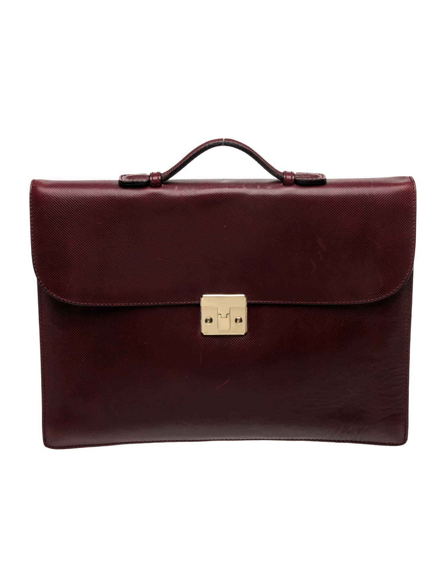 Bottega Veneta Leather Leather Marco Polo Briefcase Vintage