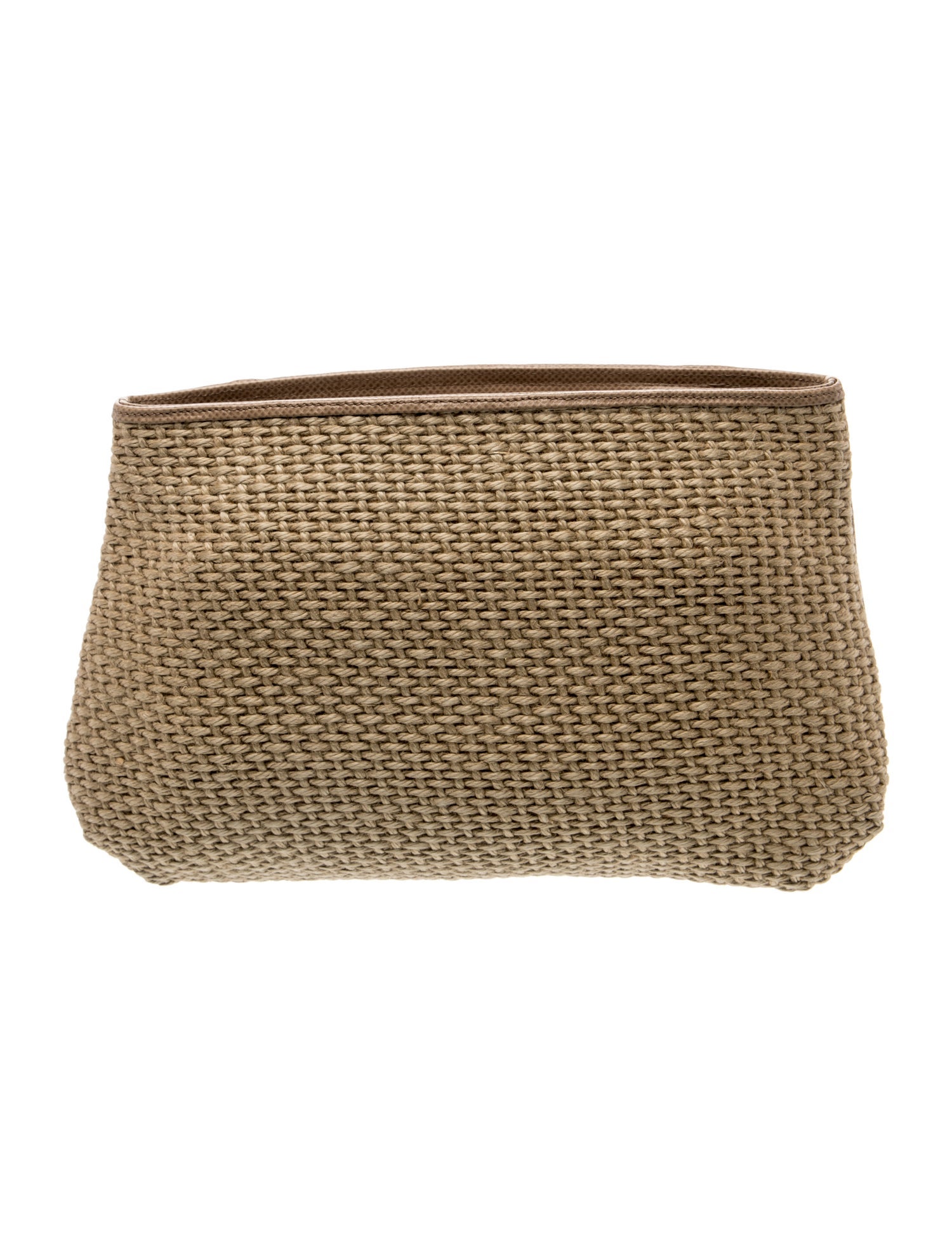 Bottega Veneta Straw Evening Bag
