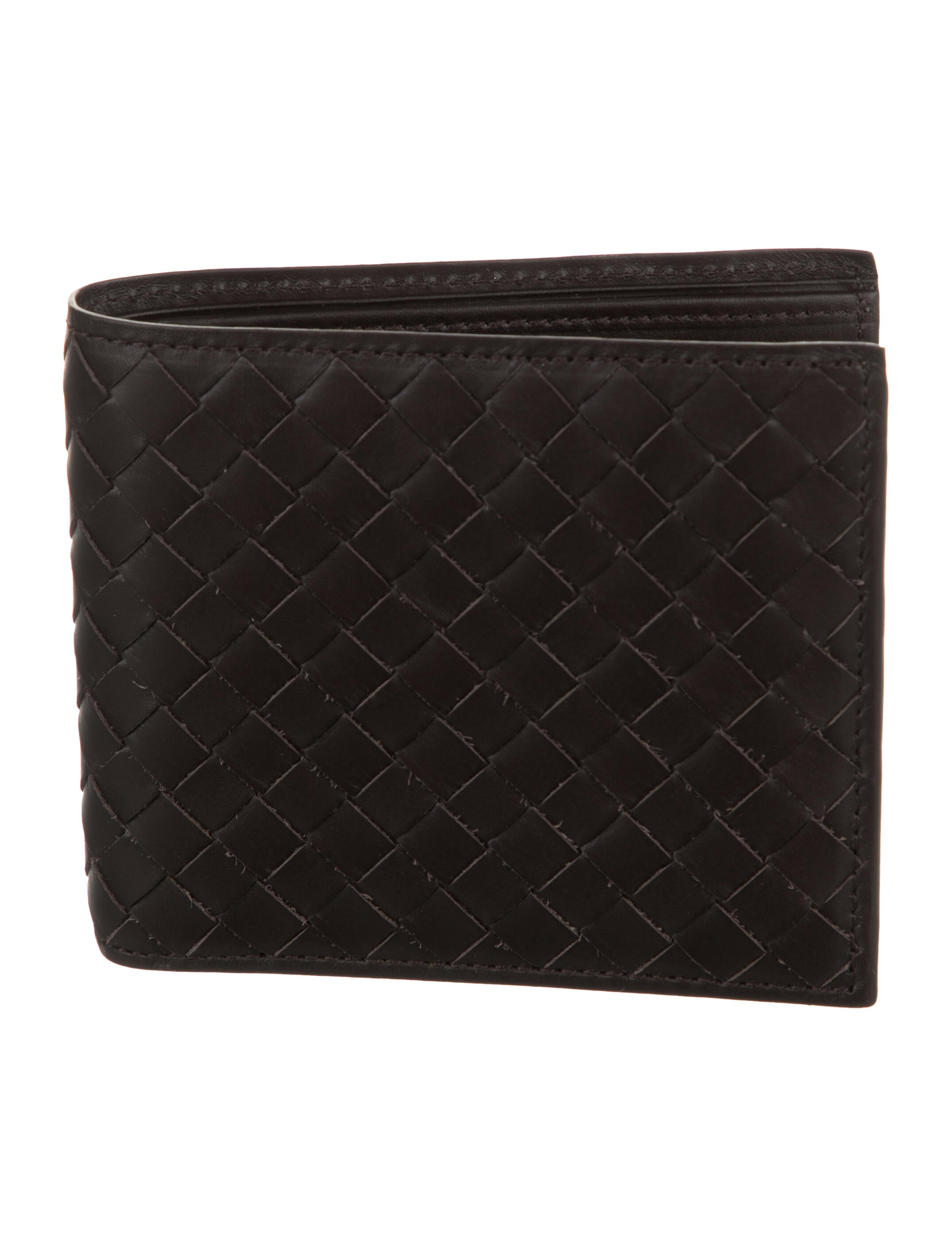 Bottega Veneta Intrecciato Weave Leather Bifold Wallet
