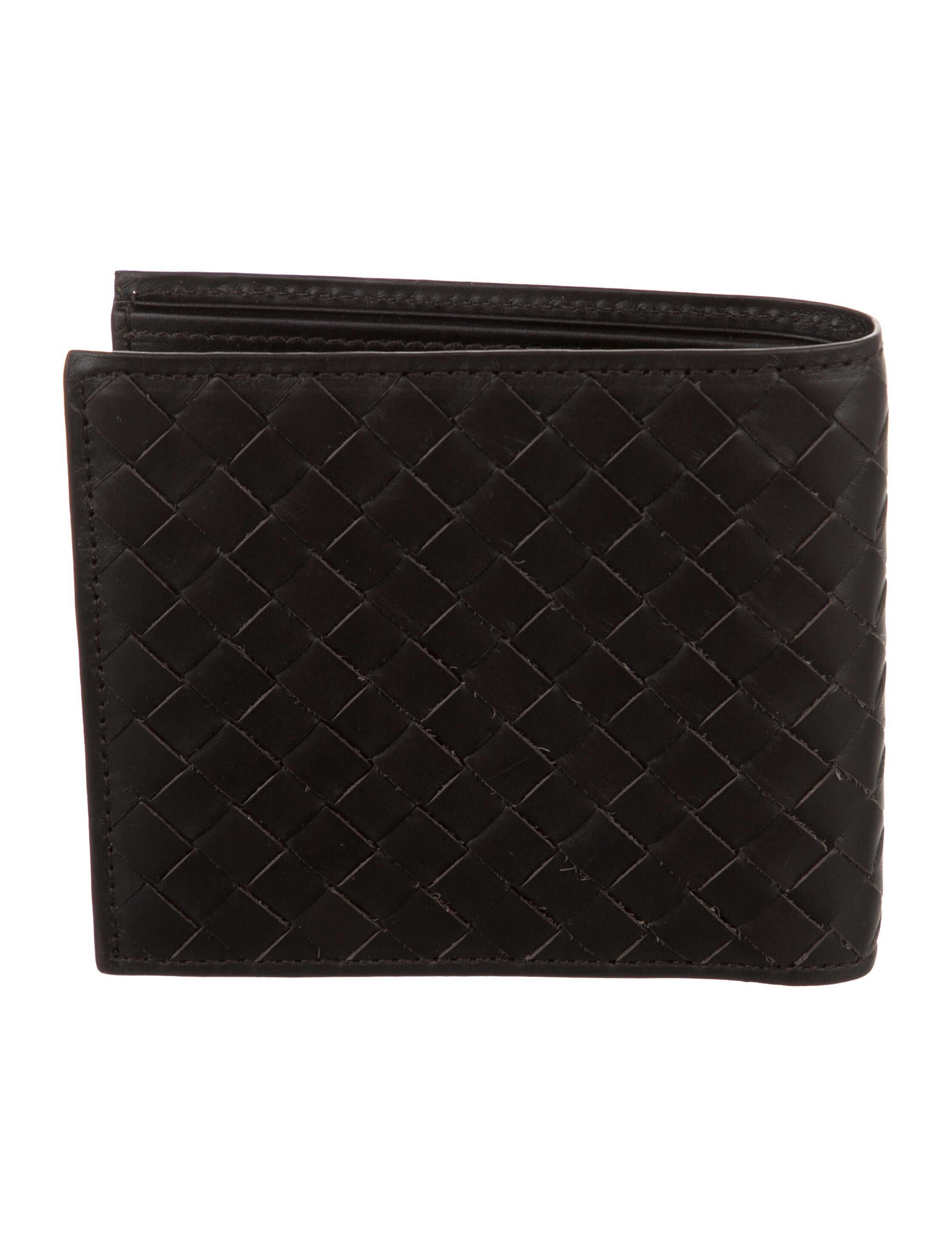 Bottega Veneta Intrecciato Weave Leather Bifold Wallet
