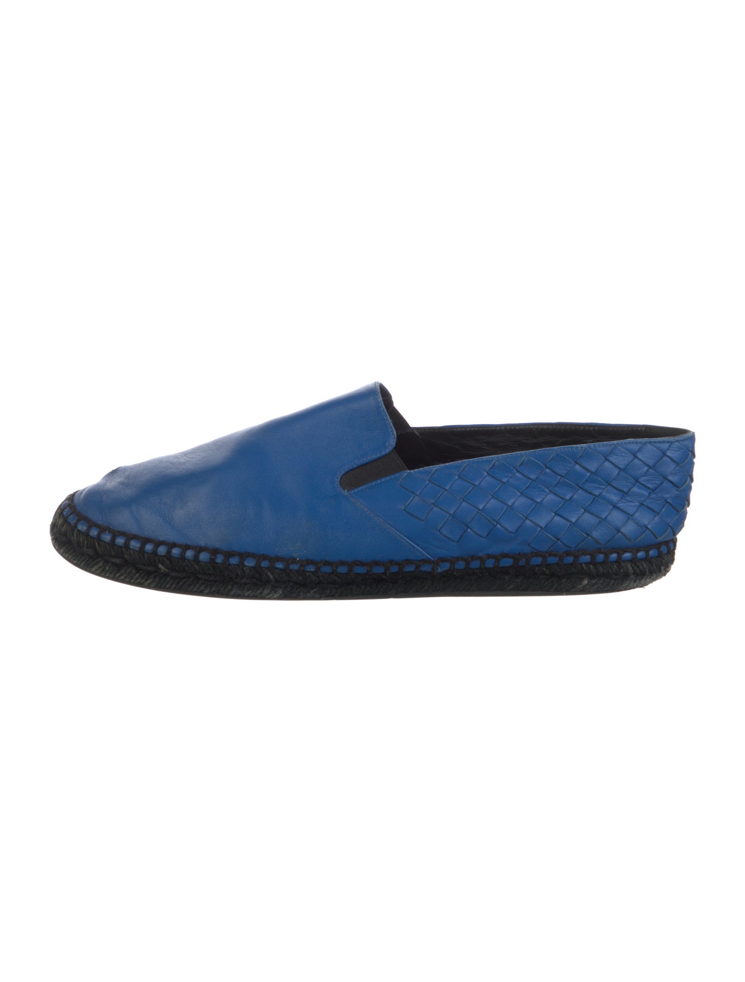 Bottega Veneta Intrecciato Weave Leather Espadrilles