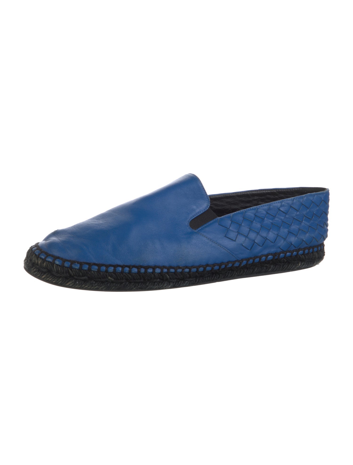 Bottega Veneta Intrecciato Weave Leather Espadrilles