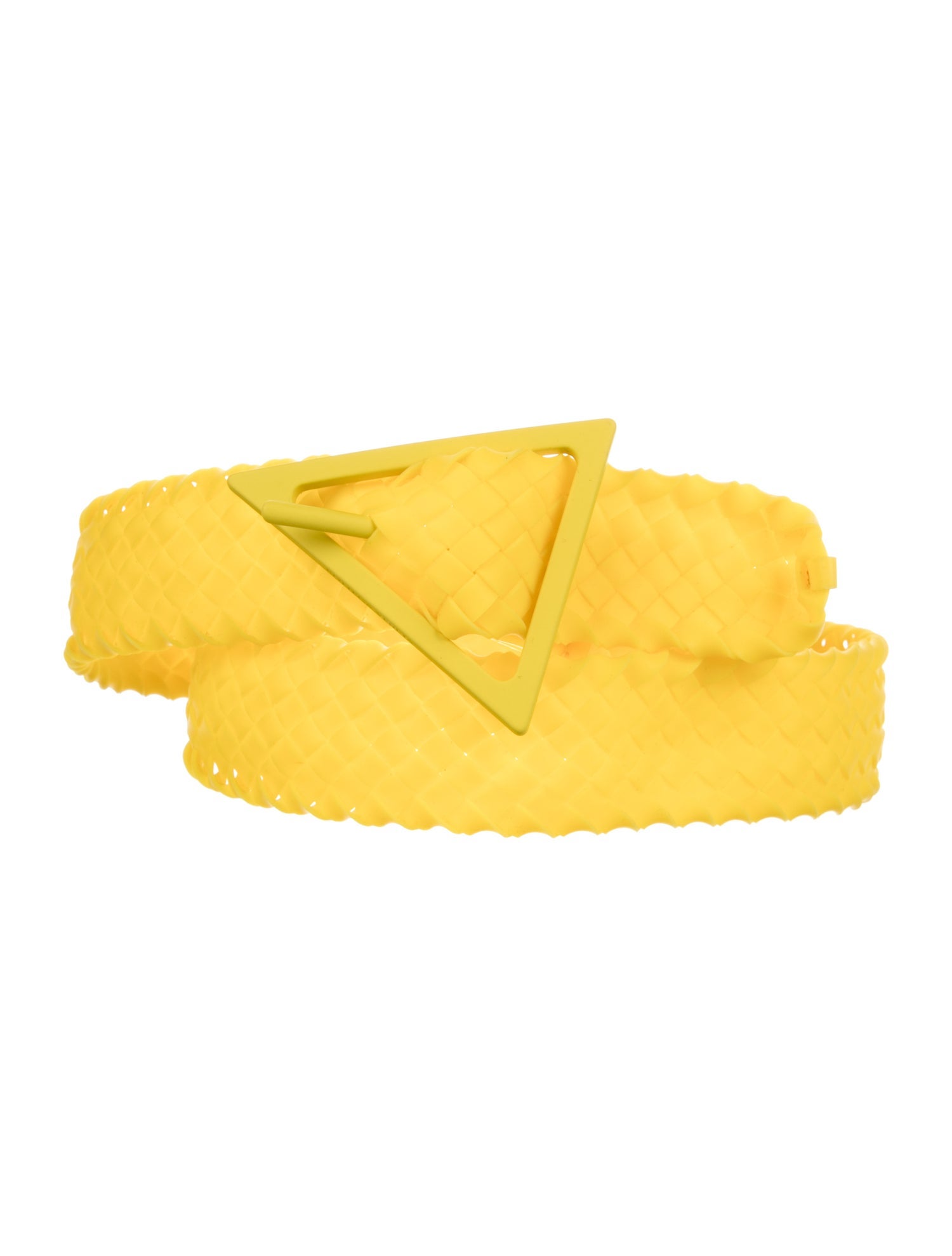 Bottega Veneta Rubber Braided Accents Waist Belt