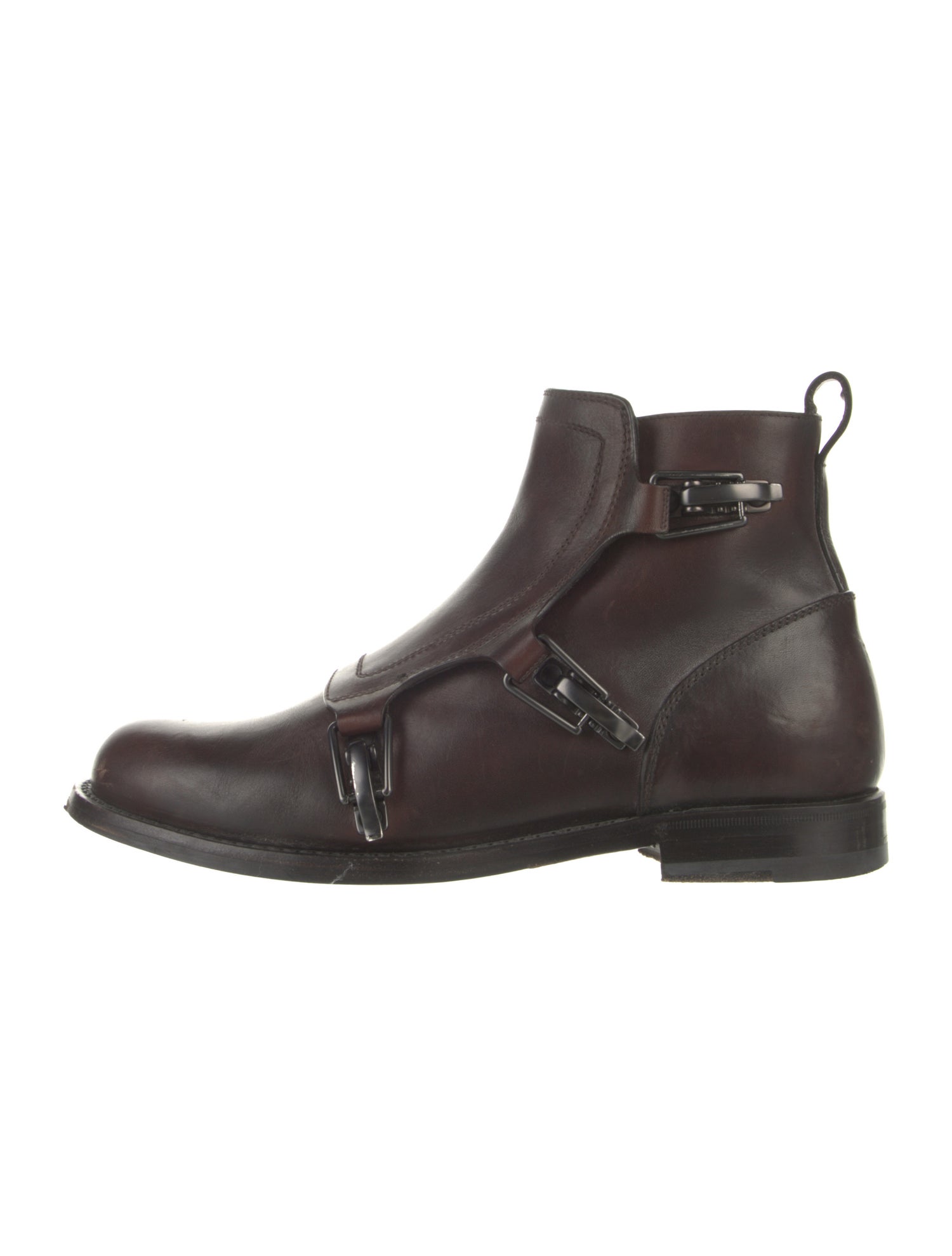 Bottega Veneta Leather Moto Boots