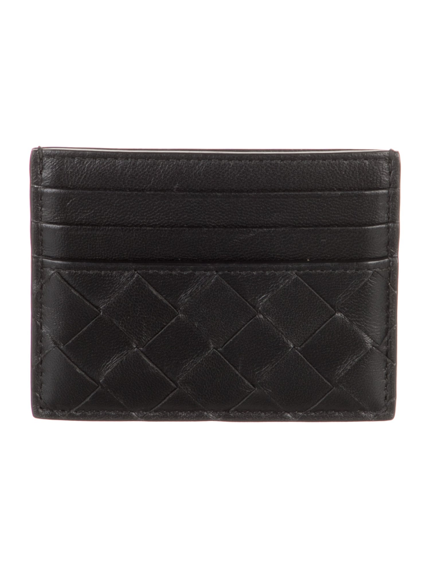 Bottega Veneta Card Case Intrecciato Weave Card Holder