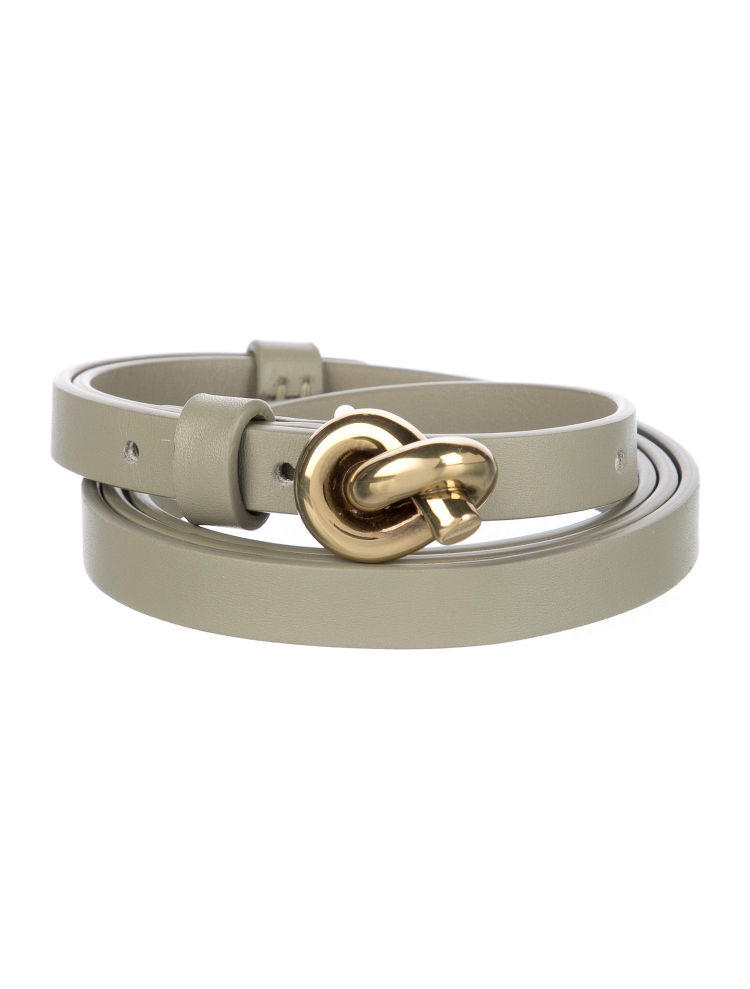 Bottega Veneta Skinny Leather Belt