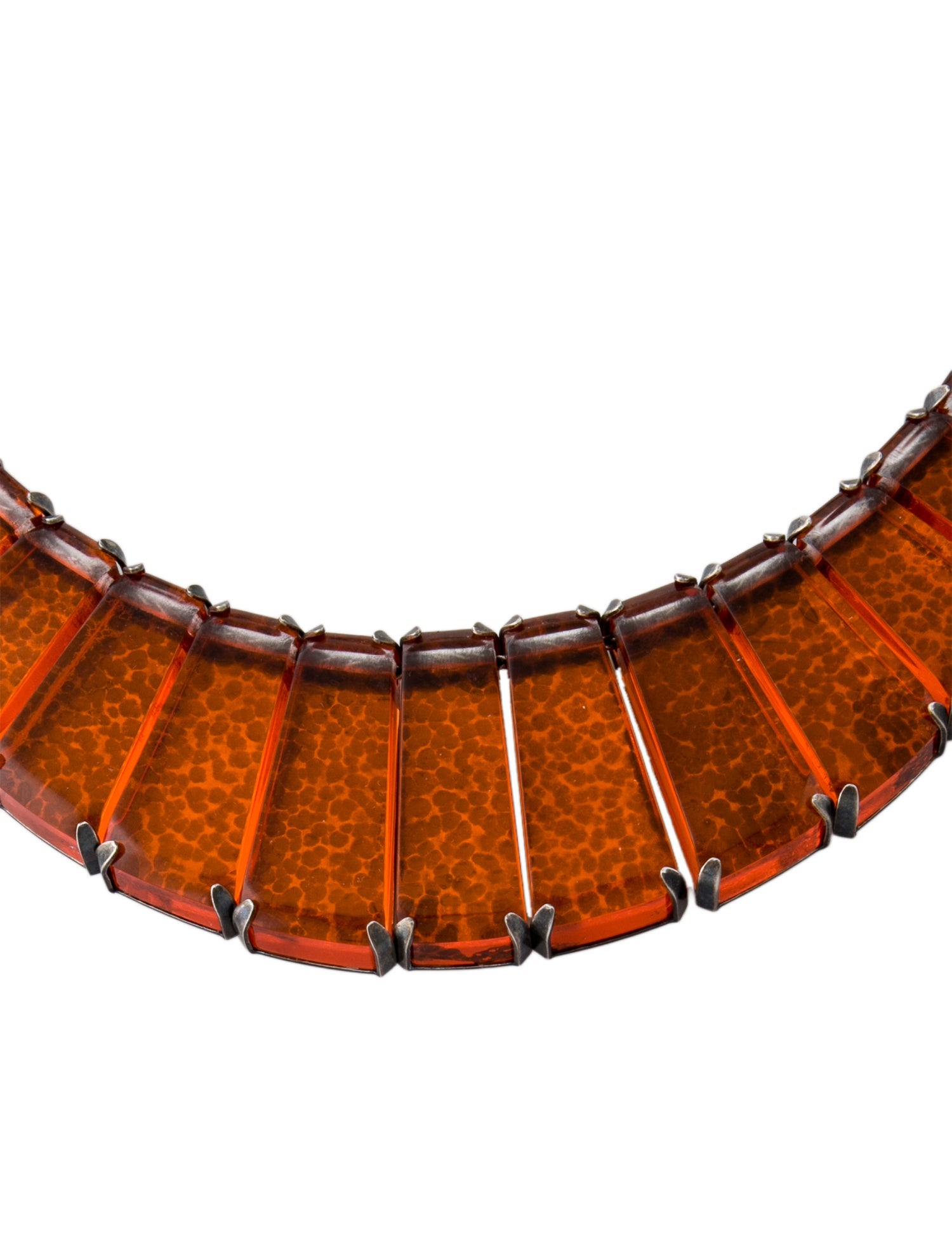 Bottega Veneta Resin Collar Necklace