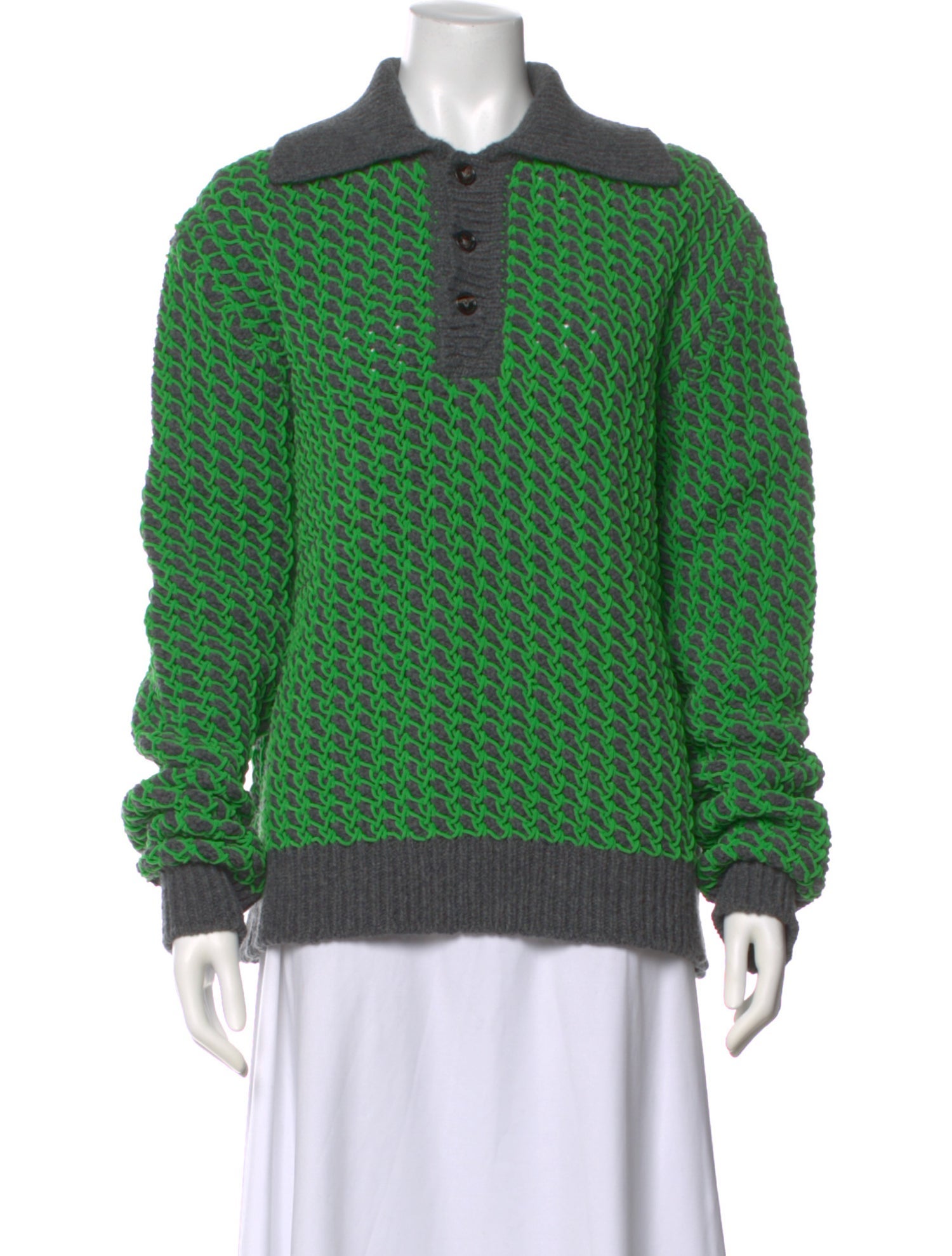 Bottega Veneta Wool Printed Sweater