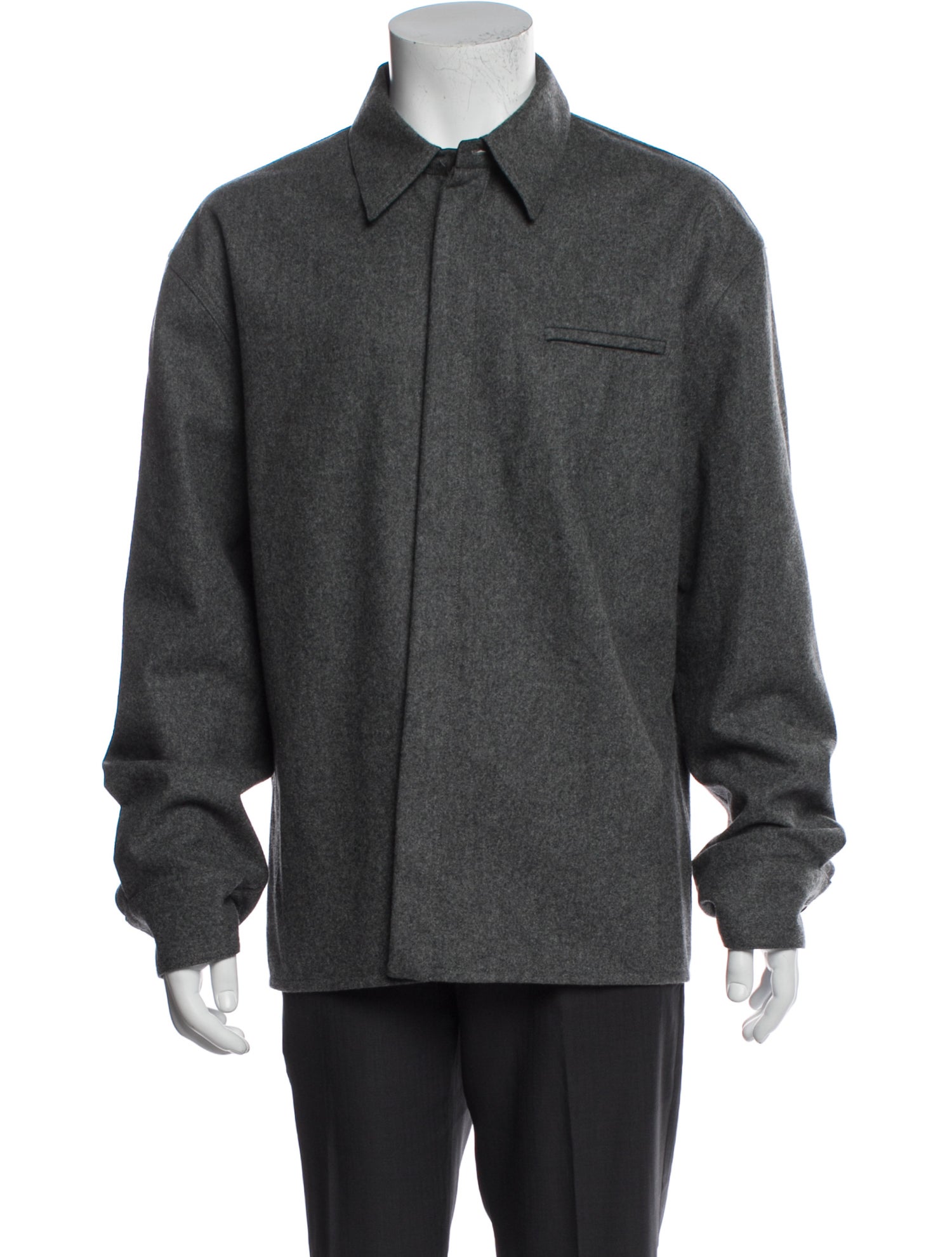 Bottega Veneta Wool Long Sleeve Shirt
