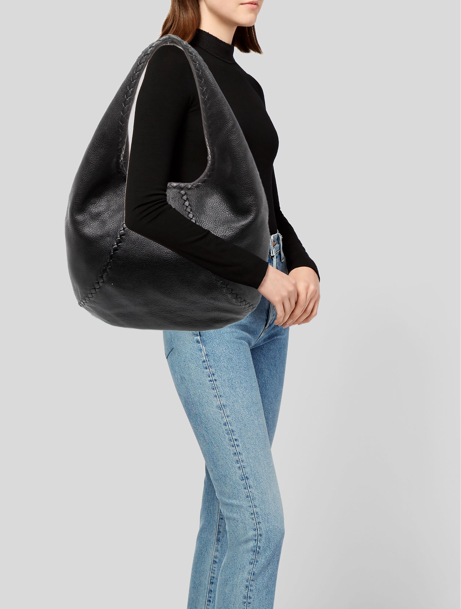 Bottega Veneta Intrecciato Cervo Hobo Large