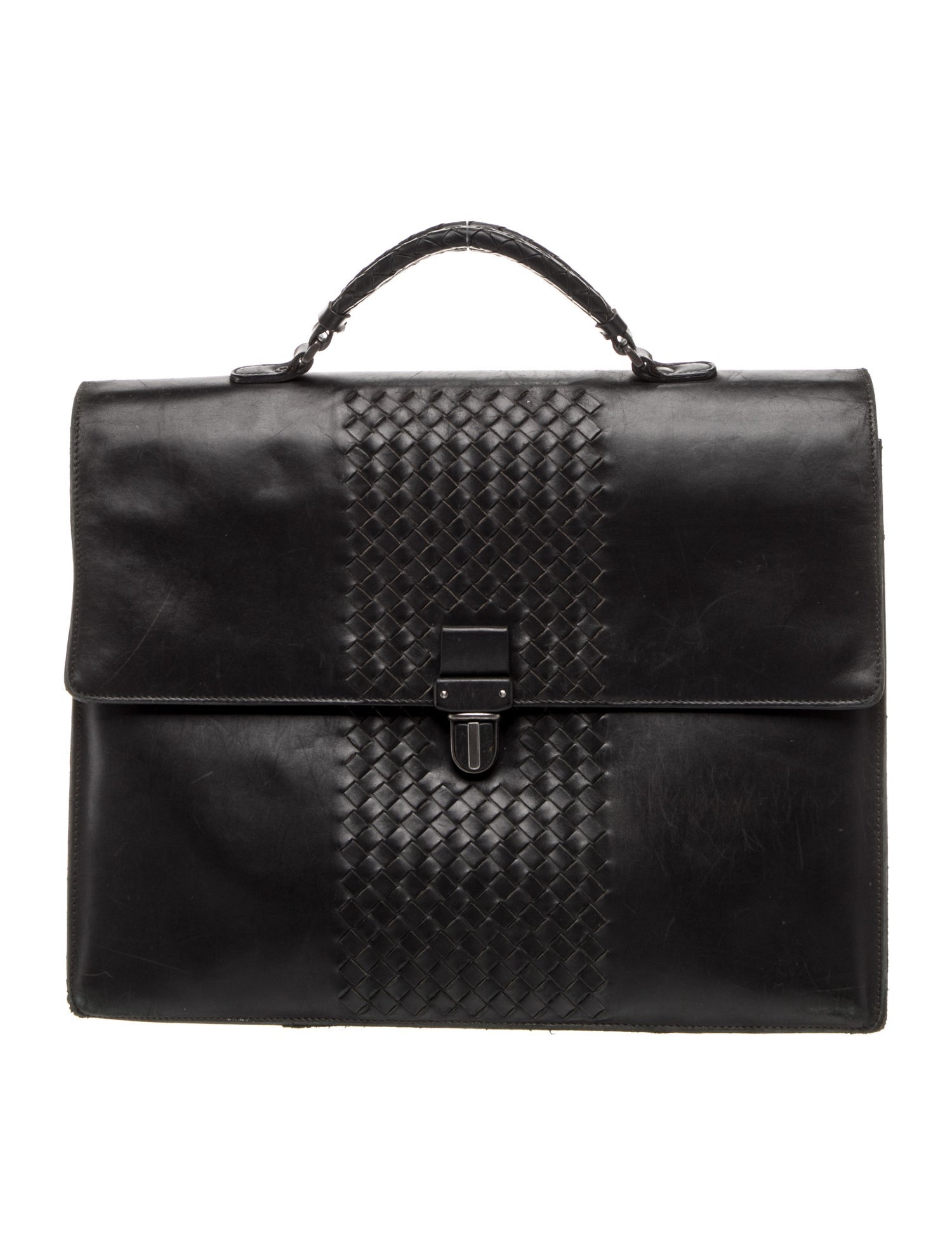Bottega Veneta Intrecciato Briefcase Vintage