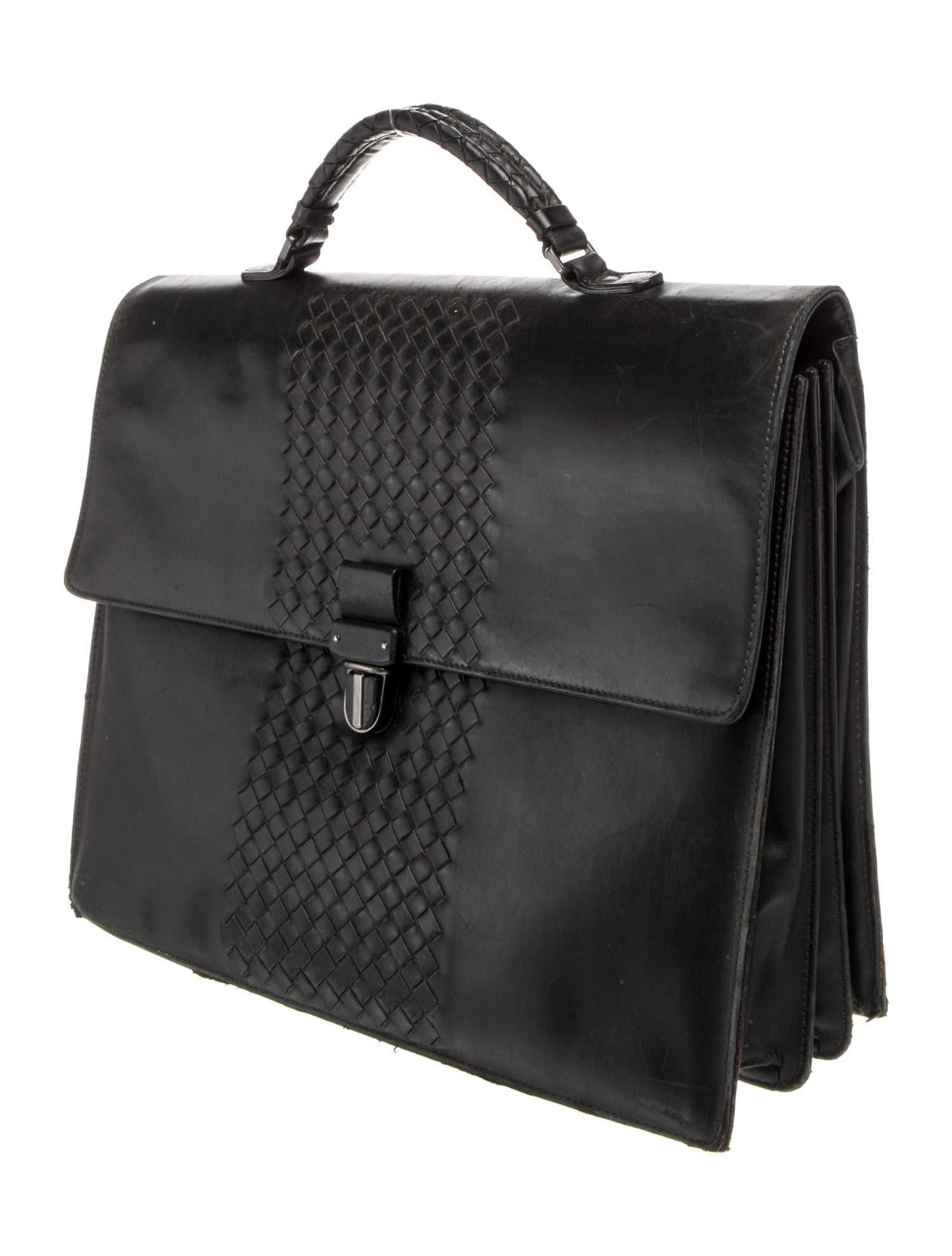 Bottega Veneta Intrecciato Briefcase Vintage