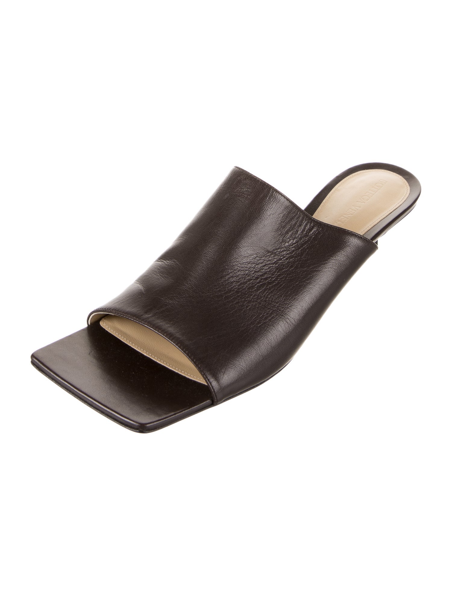 Bottega Veneta Leather Slides