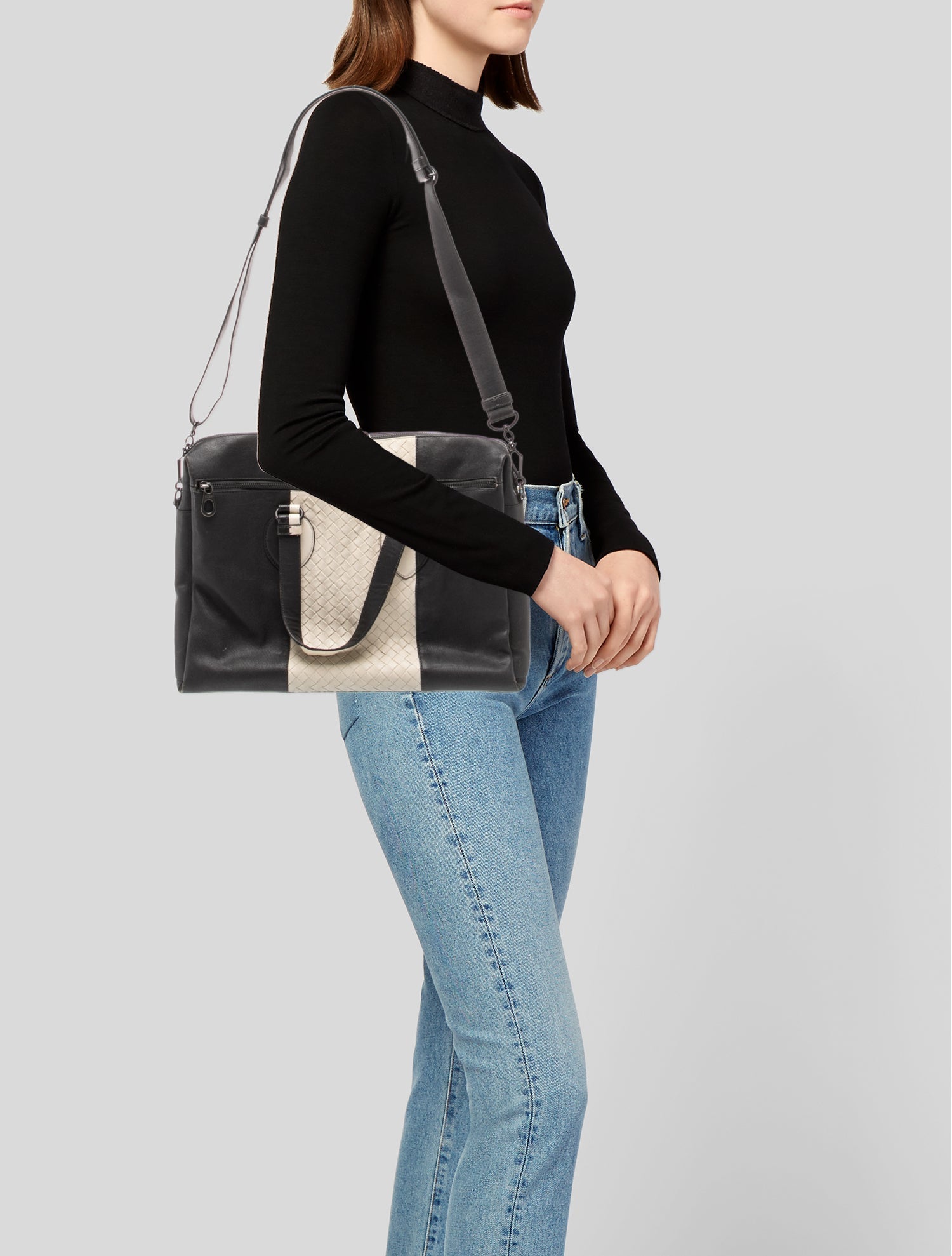 Bottega Veneta Intrecciato Messenger Bag Vintage