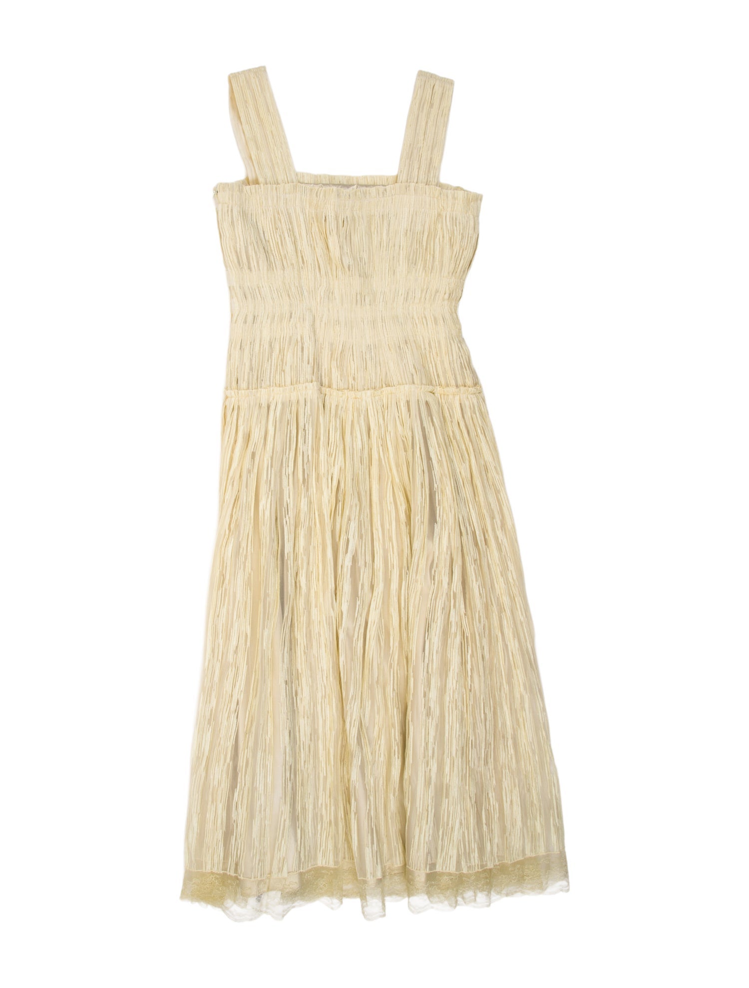 Bottega Veneta Square Neckline Midi Length Dress